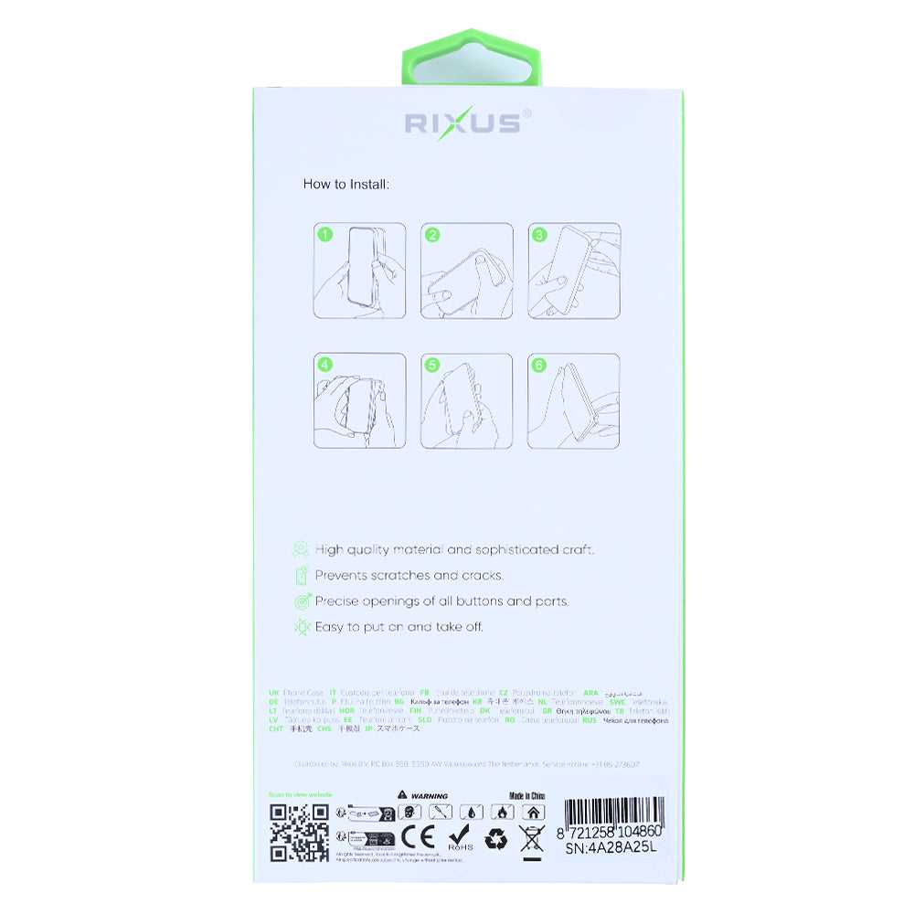 Rixus Anti-Burst Hülle mit MagSafe kompatibel für Xiaomi 15 Pro, 15S Pro Transparent – Bild 5