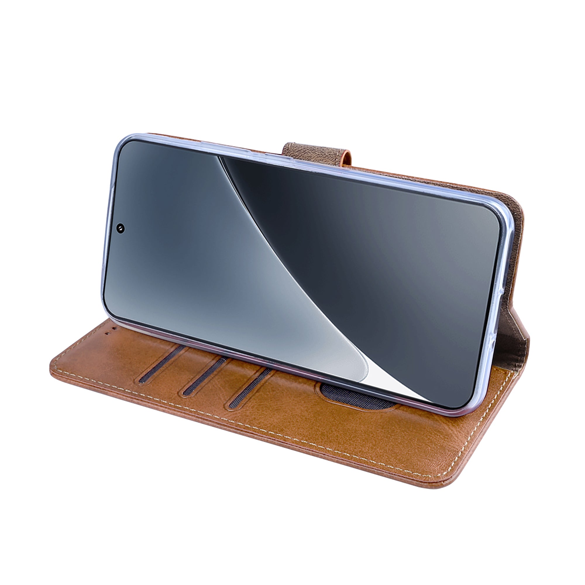 Rixus Buchhülle für Xiaomi 15 Light Brown – Bild 6