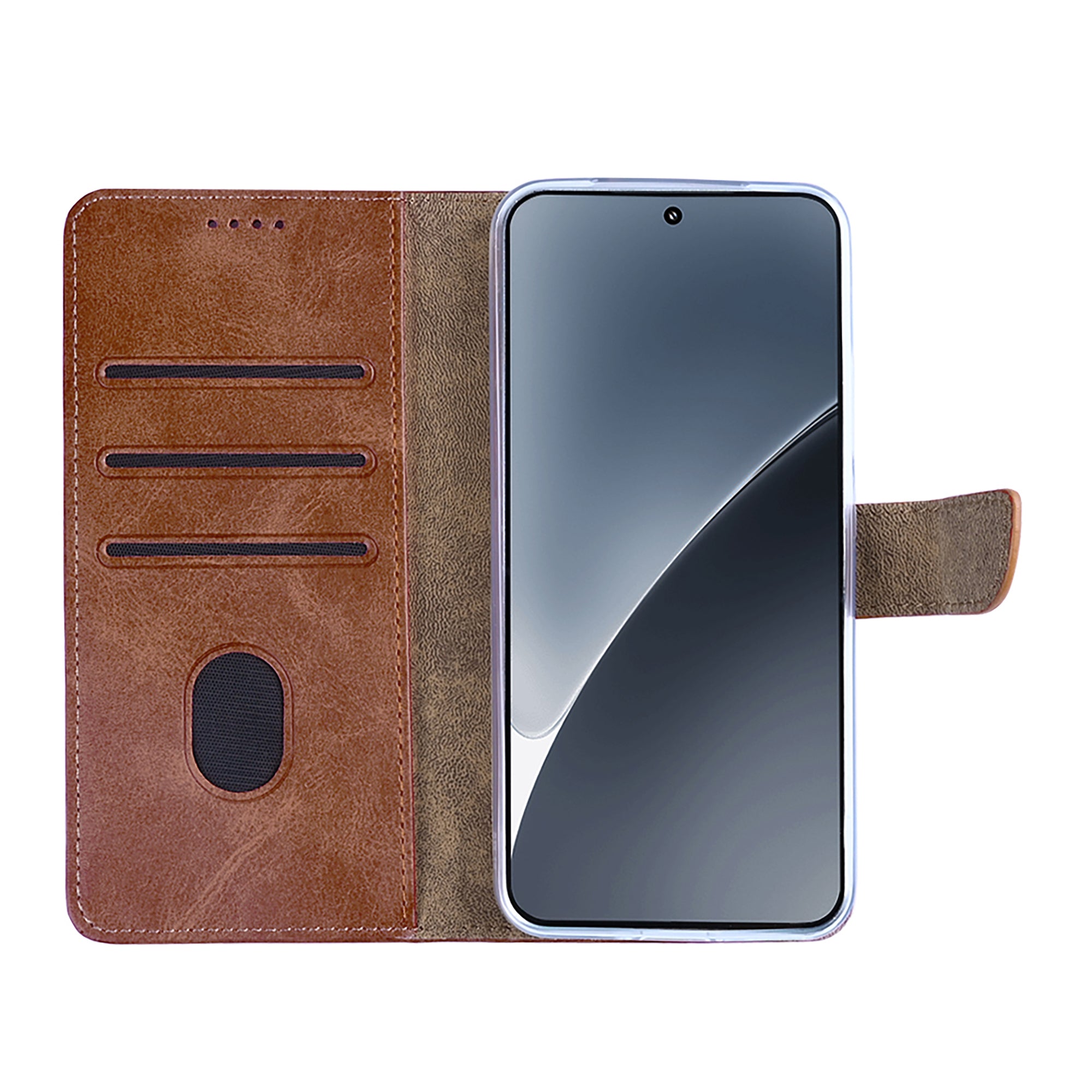 Rixus Buchhülle für Xiaomi 15 Pro Brown – Bild 5