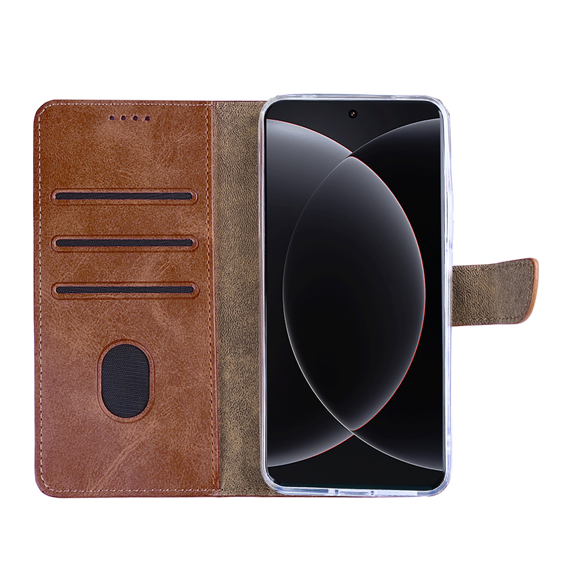 Rixus Buchhülle für Xiaomi 15 Ultra Brown – Bild 5