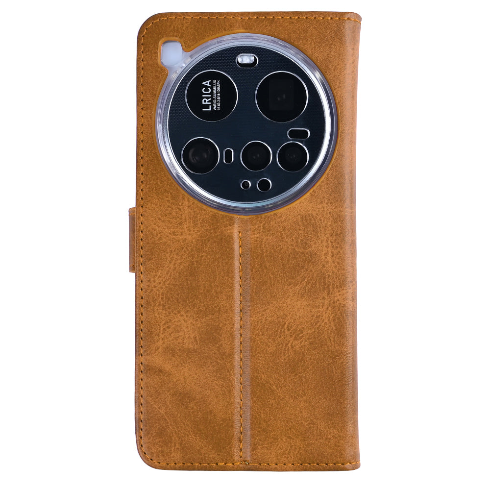 Rixus Buchhülle für Xiaomi 15 Ultra Light Brown – Bild 2