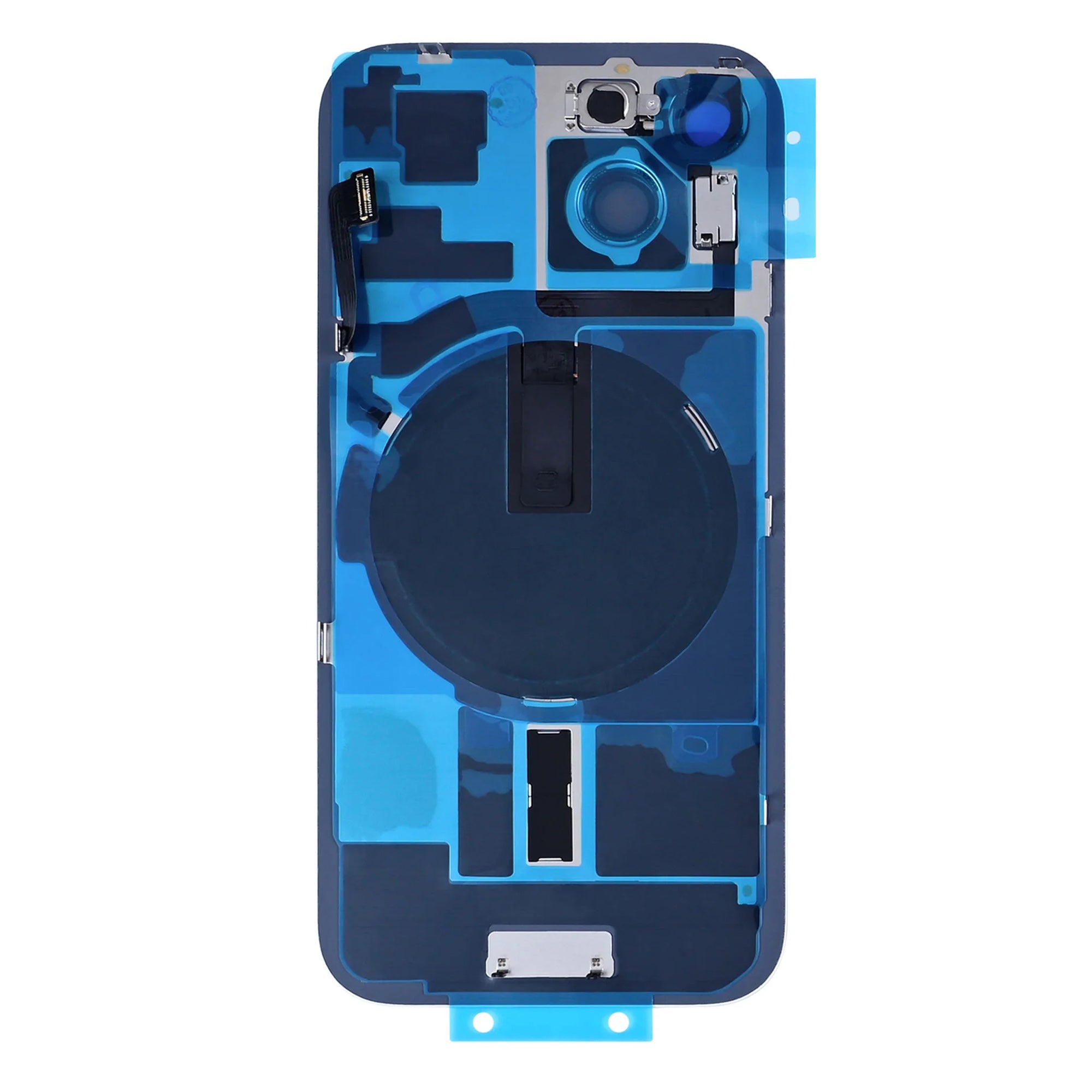 Für Apple iPhone 15 Rückglas mit NFC, Enlarged Kamera Rahmen Green kompatibel – Bild 2