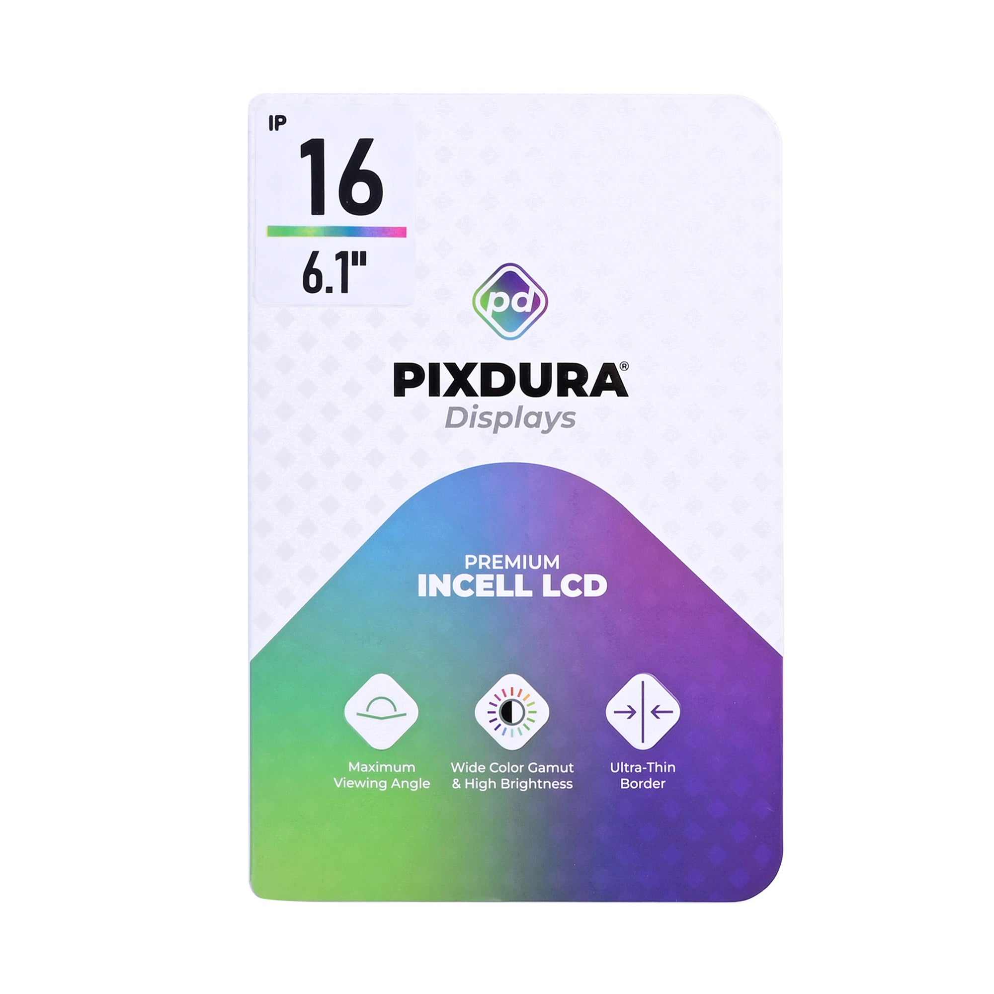 PIXDURA Display für iPhone 16 InCell Premium 60Hz Touchscreen – Bild 6
