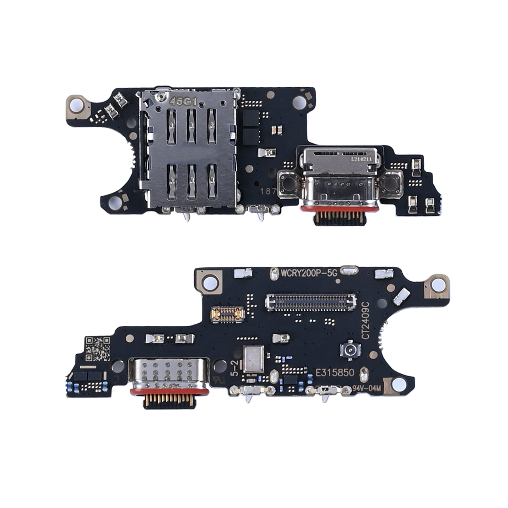 OEM Ladebuchse Ladeplatine Flex für Huawei P/Mate/Nova/Y/Honor Serie - Modell: Honor 200 - Ausführung: Ladeplatine – Bild 7