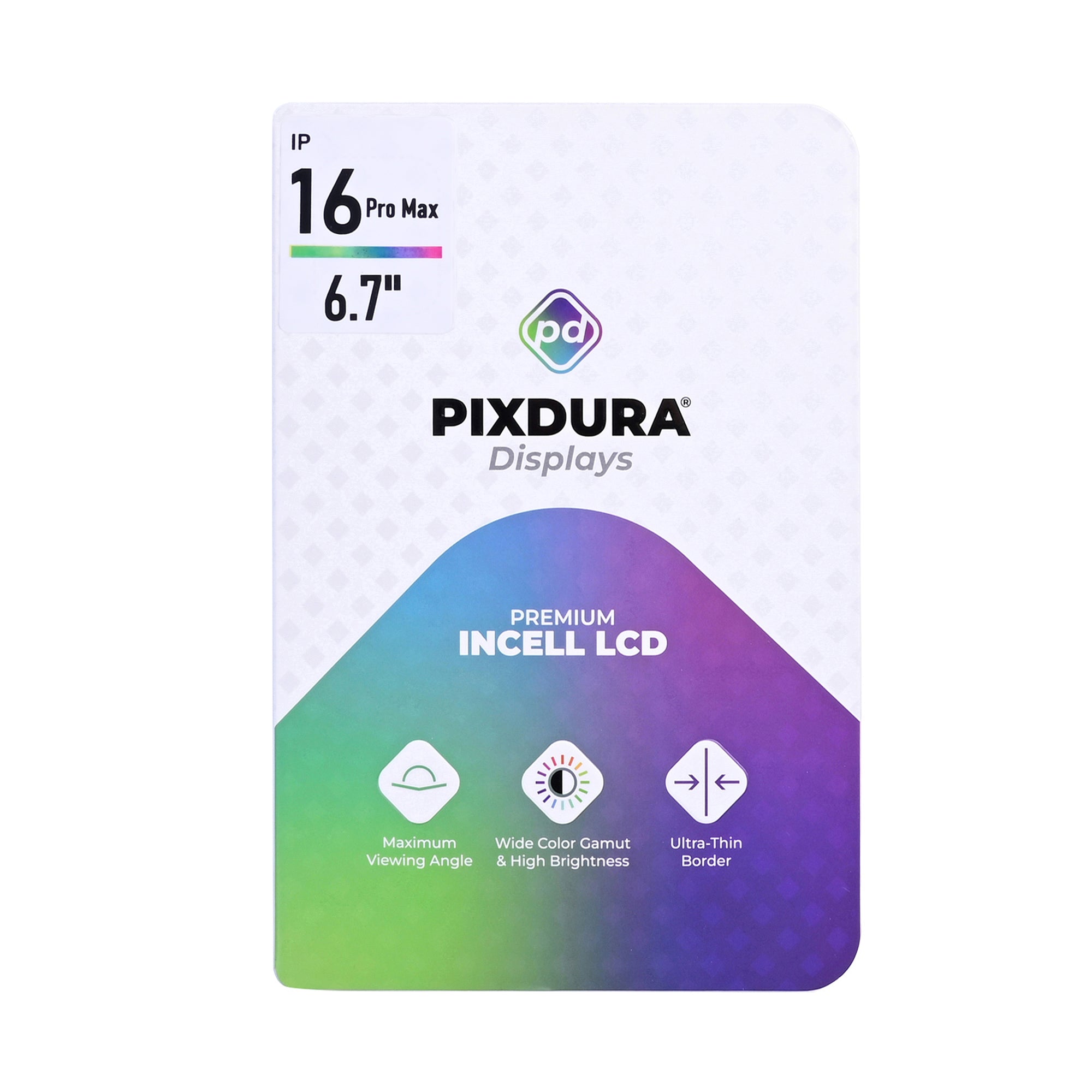 PIXDURA Display für iPhone 16 Pro Max InCell Premium 120Hz Touchscreen – Bild 6