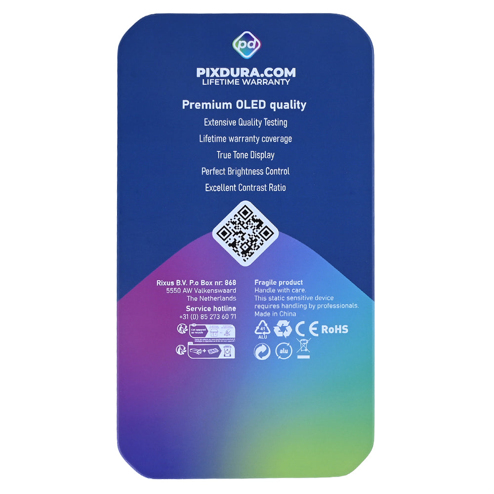 PIXDURA Display für iPhone 16 Soft OLED Premium 60Hz Touchscreen – Bild 7