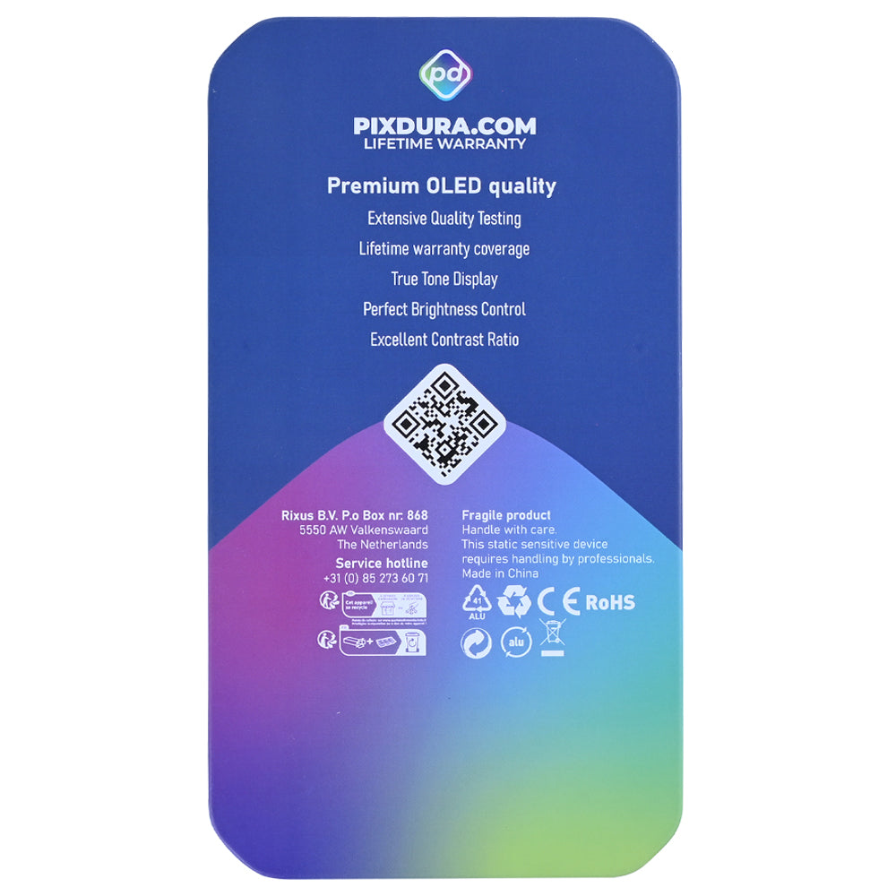 PIXDURA Display für iPhone 16 Pro Soft OLED Premium 120Hz Touchscreen – Bild 7