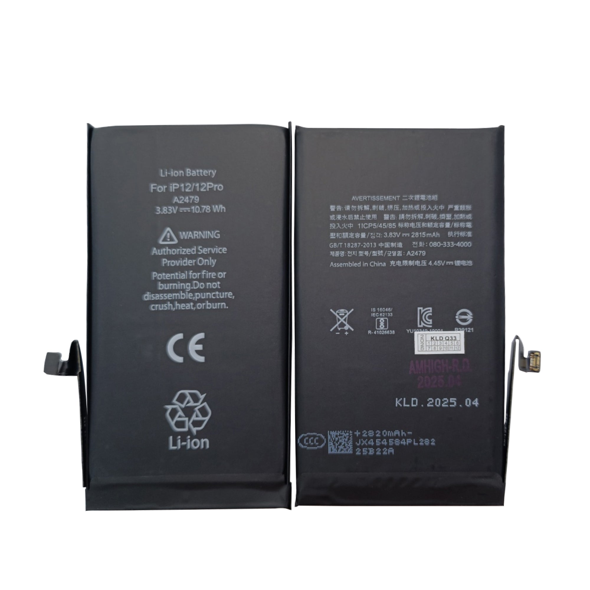 Für Apple iPhone 12, 12 Pro Run Diagnostics Akku OEM – Bild 3