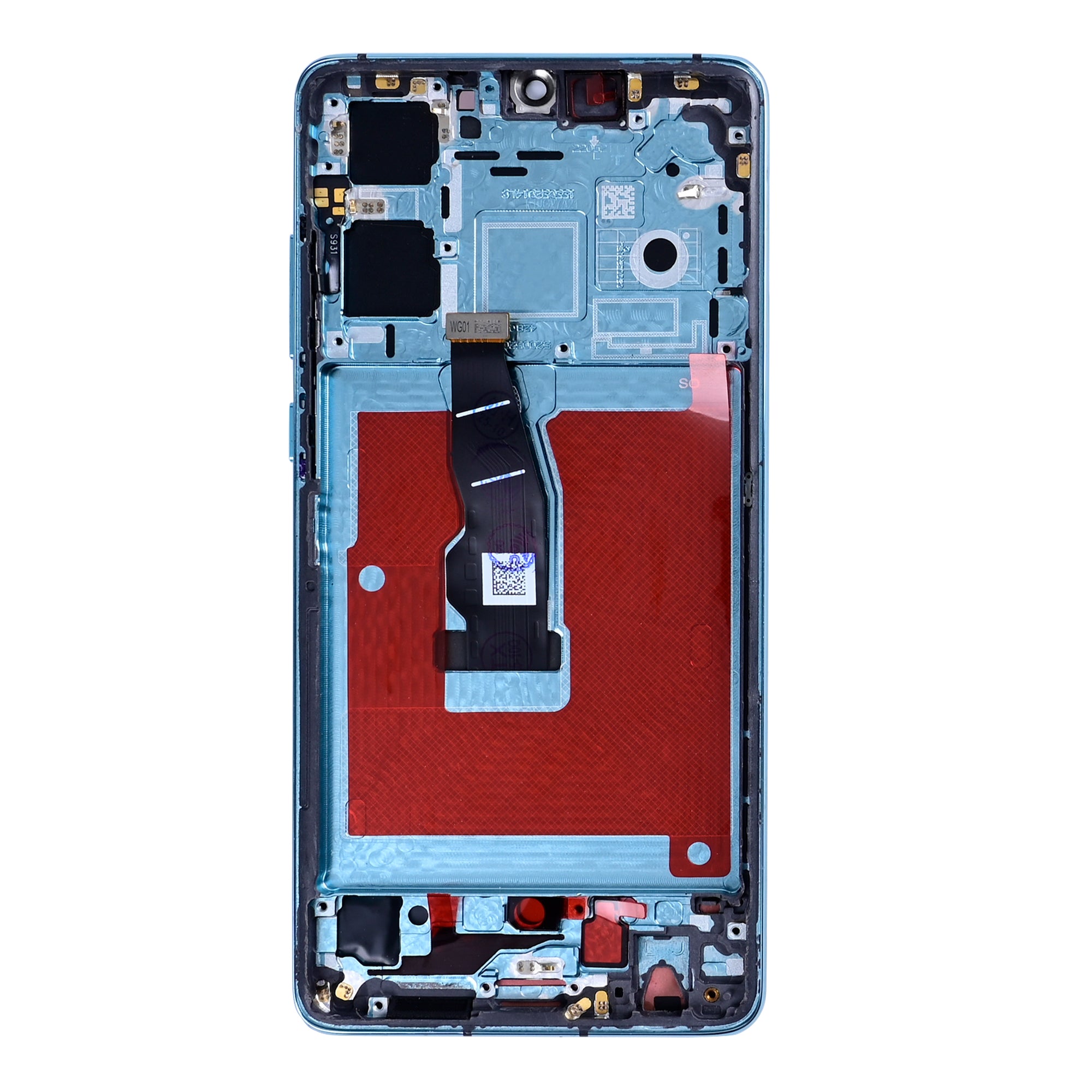 OEM Display für Huawei P30 neu Version mit Rahmen Blau – Bild 3