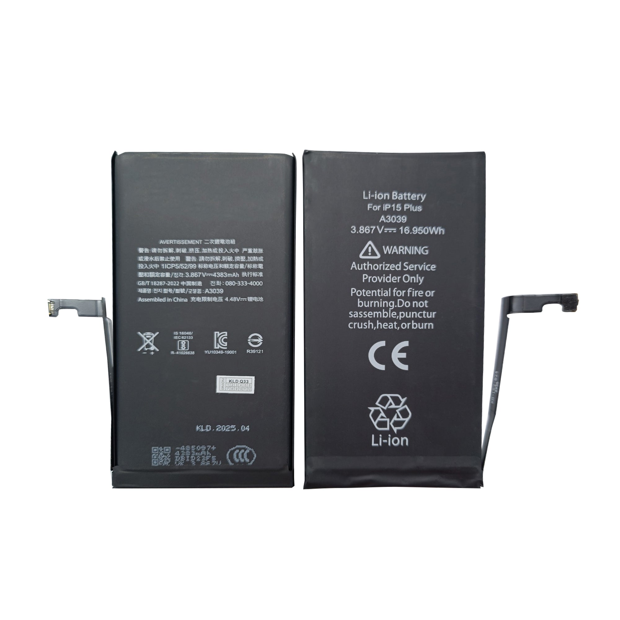 Für Apple iPhone 15 Plus Run Diagnostics Akku OEM – Bild 3