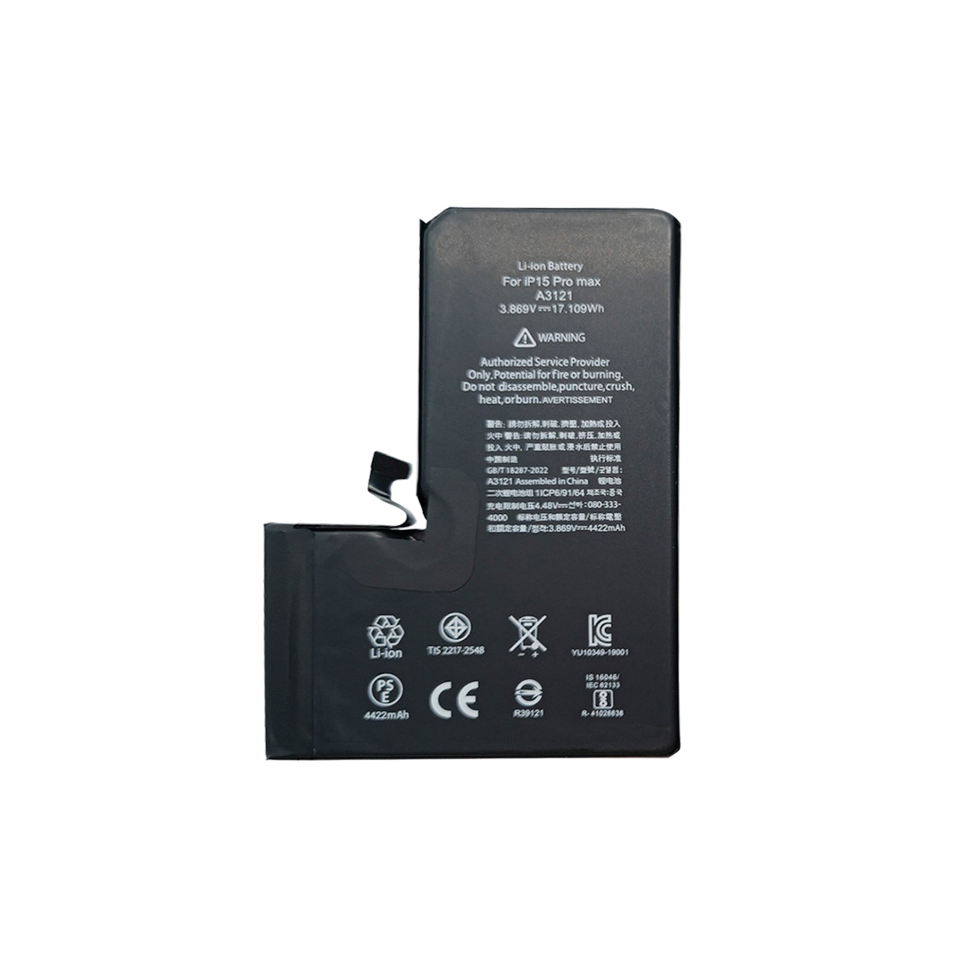 Für Apple iPhone 15 Pro Max Run Diagnostics Akku OEM