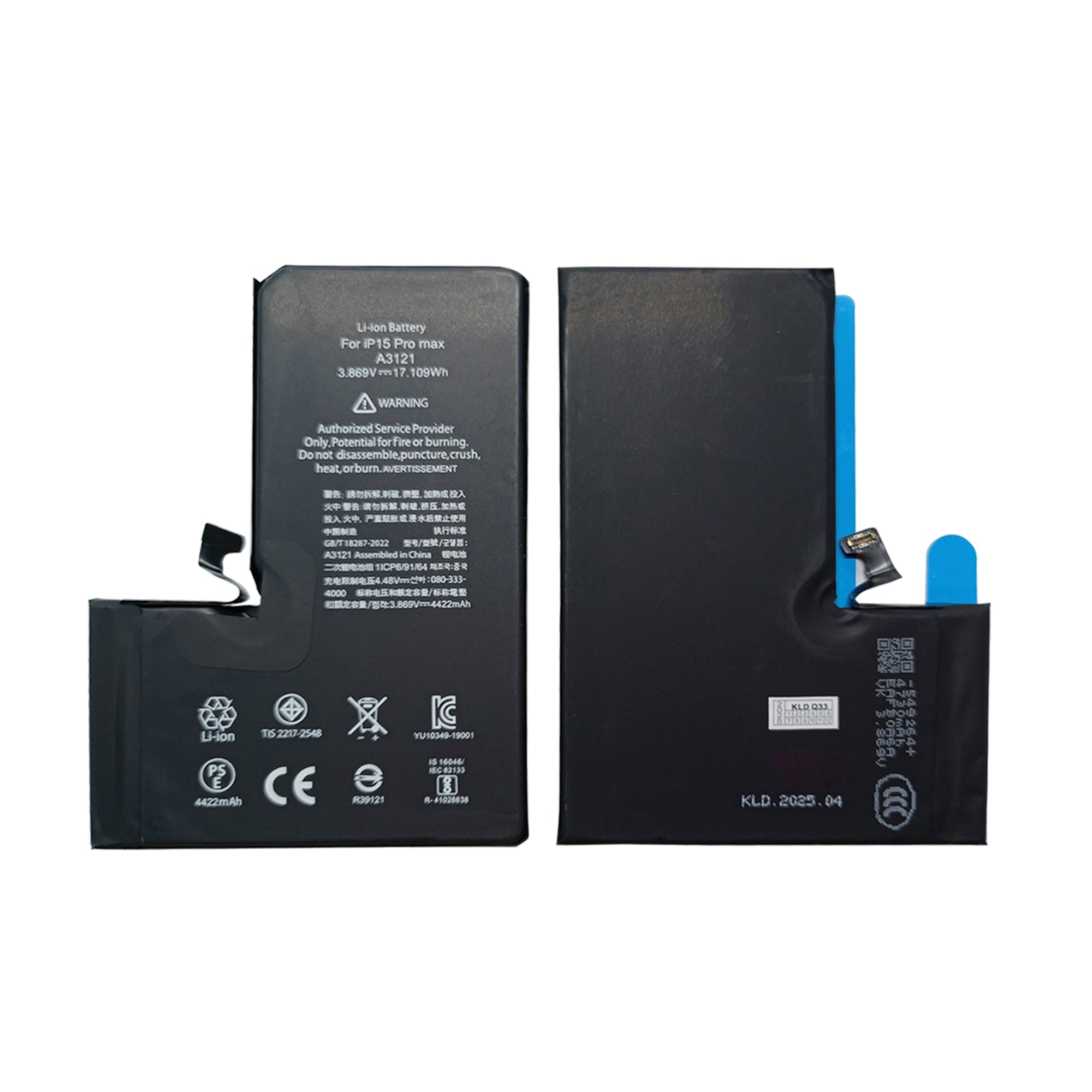Für Apple iPhone 15 Pro Max Run Diagnostics Akku OEM – Bild 3