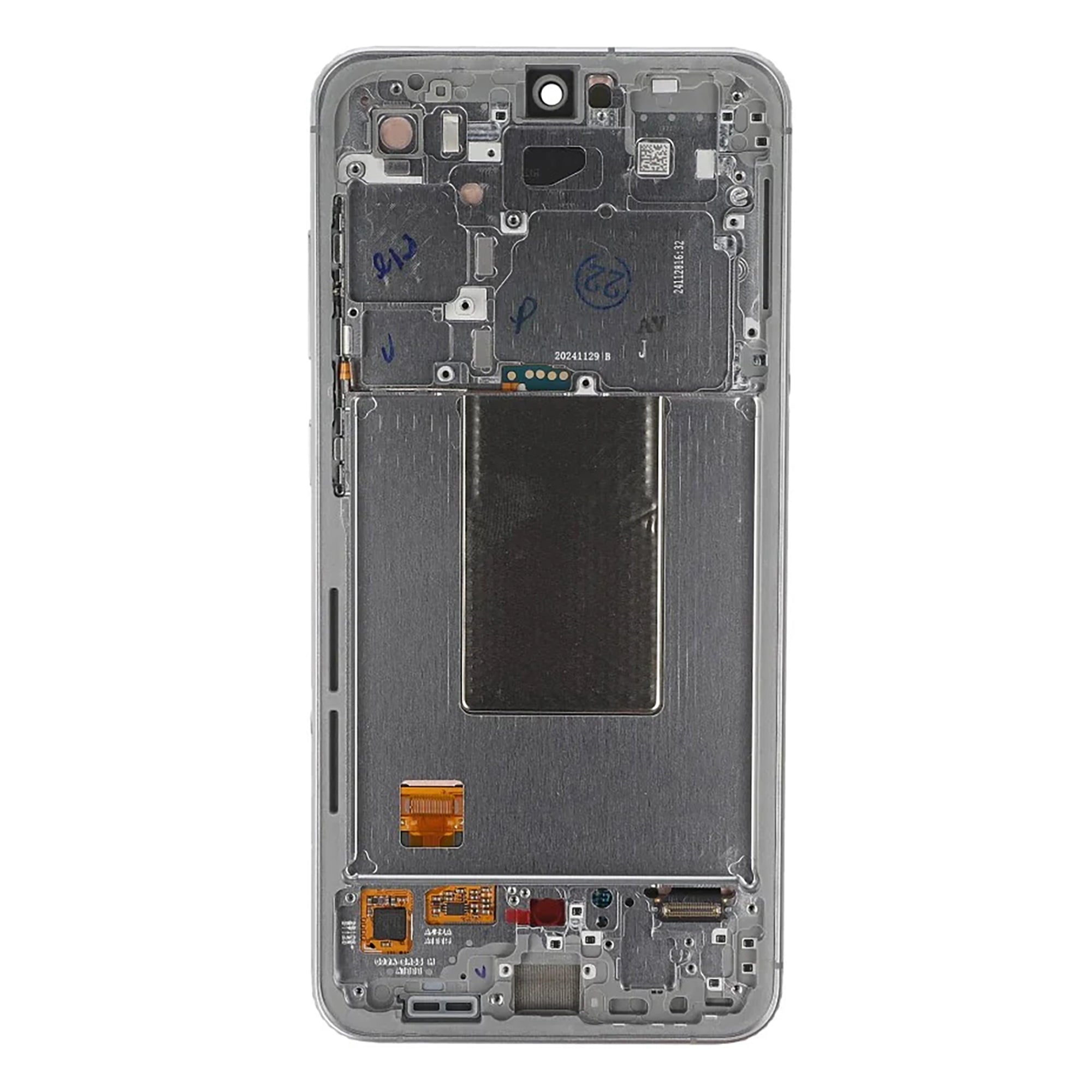Samsung Original Service Pack Display Galaxy S24 FE S721B mit Rahmen Silber – Bild 3