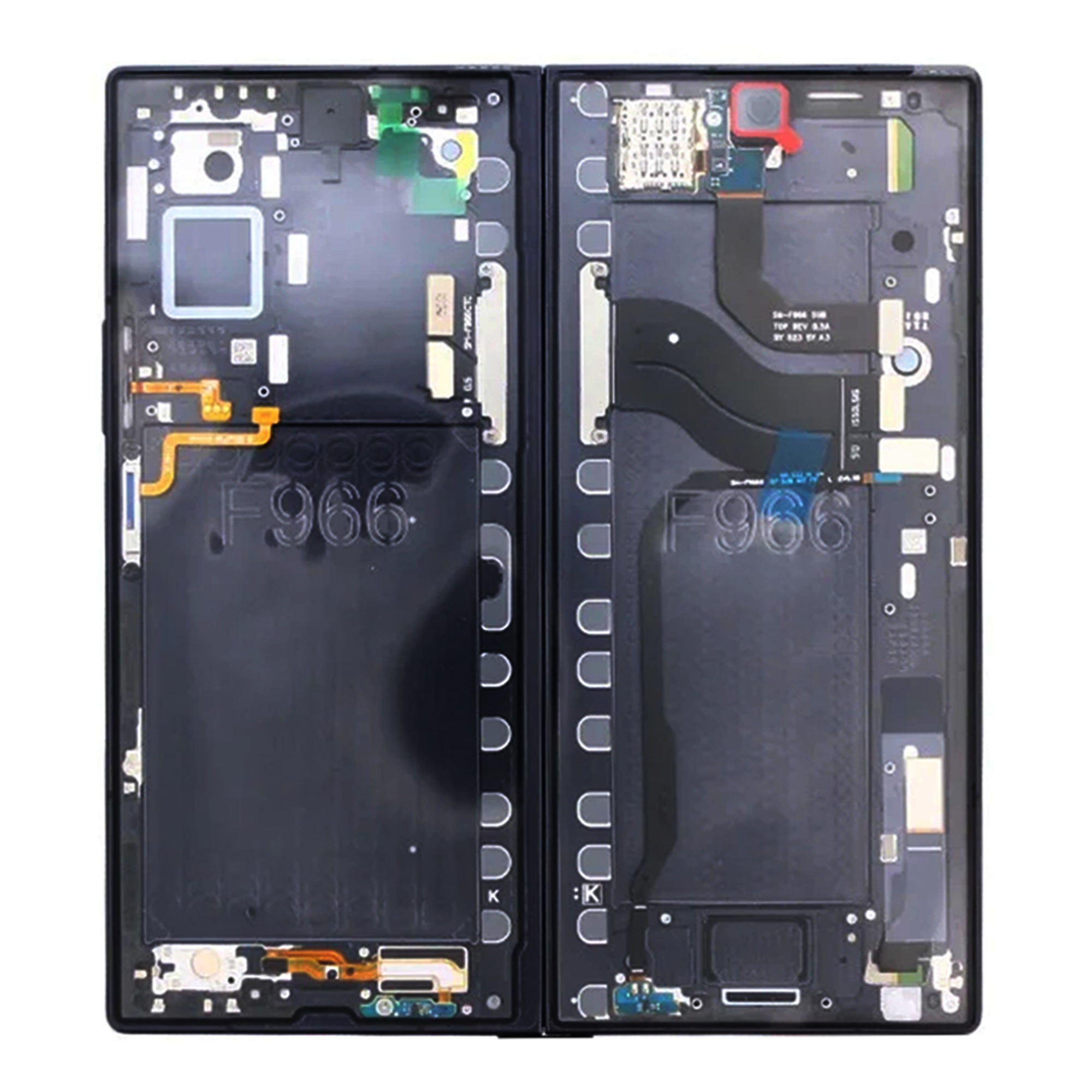 Samsung Galaxy Z Fold7 F966B Main Display und Touchscreen-Digitizer mit Rahmen Jetblack Service Pack – Bild 3