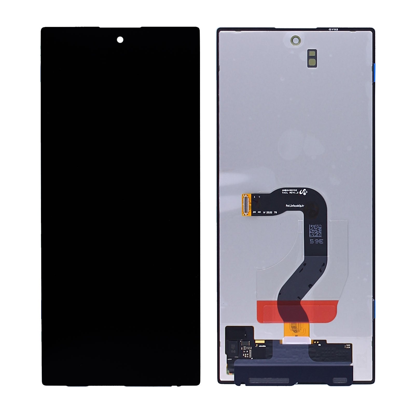 Samsung Galaxy Z Fold7 F966B Sub Display und Touchscreen-Digitizer Black Service Pack – Bild 4