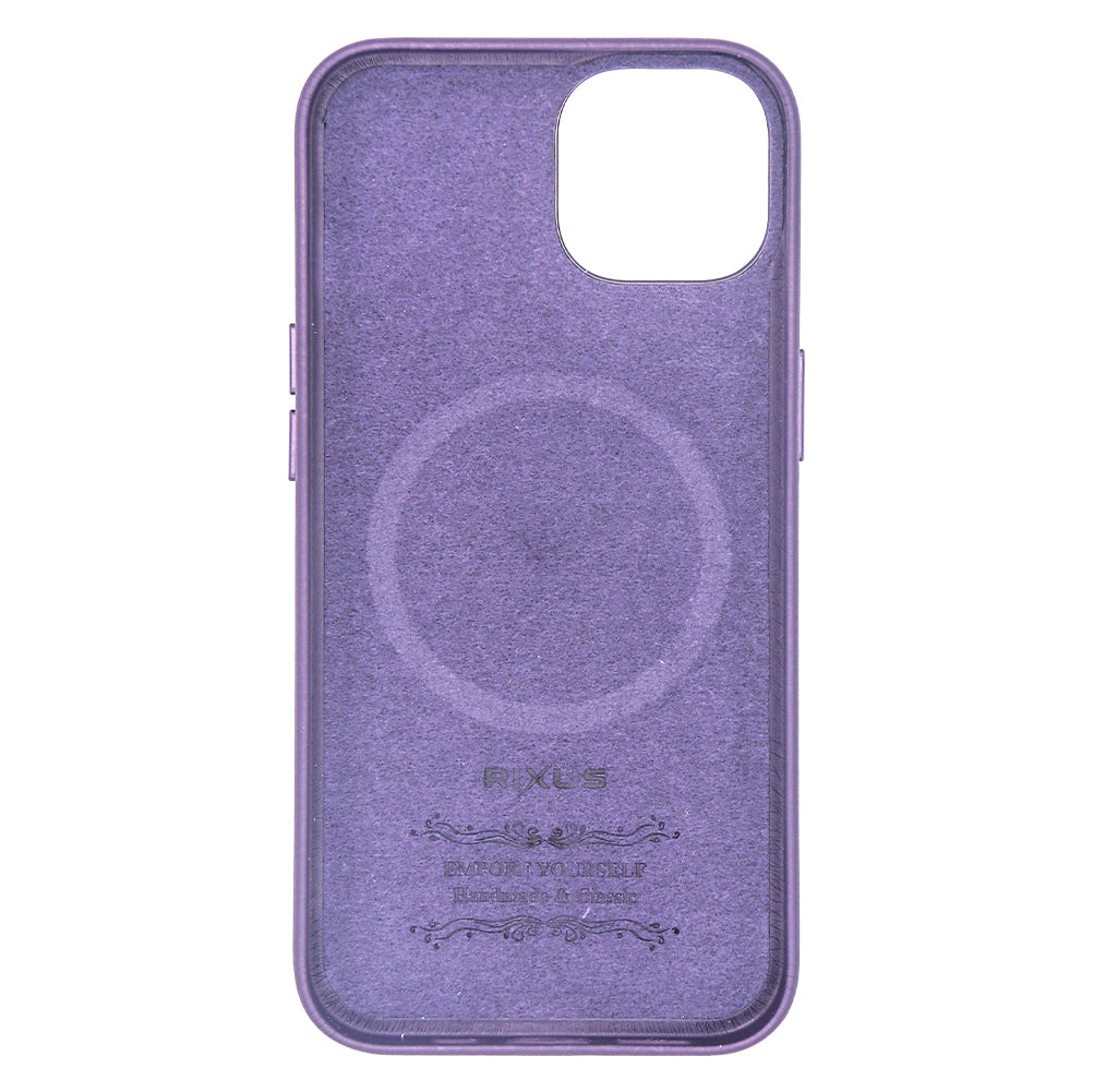 Rixus Classic 02 Hülle mit MagSafe kompatibel für Apple iPhone 13 Purple – Bild 2