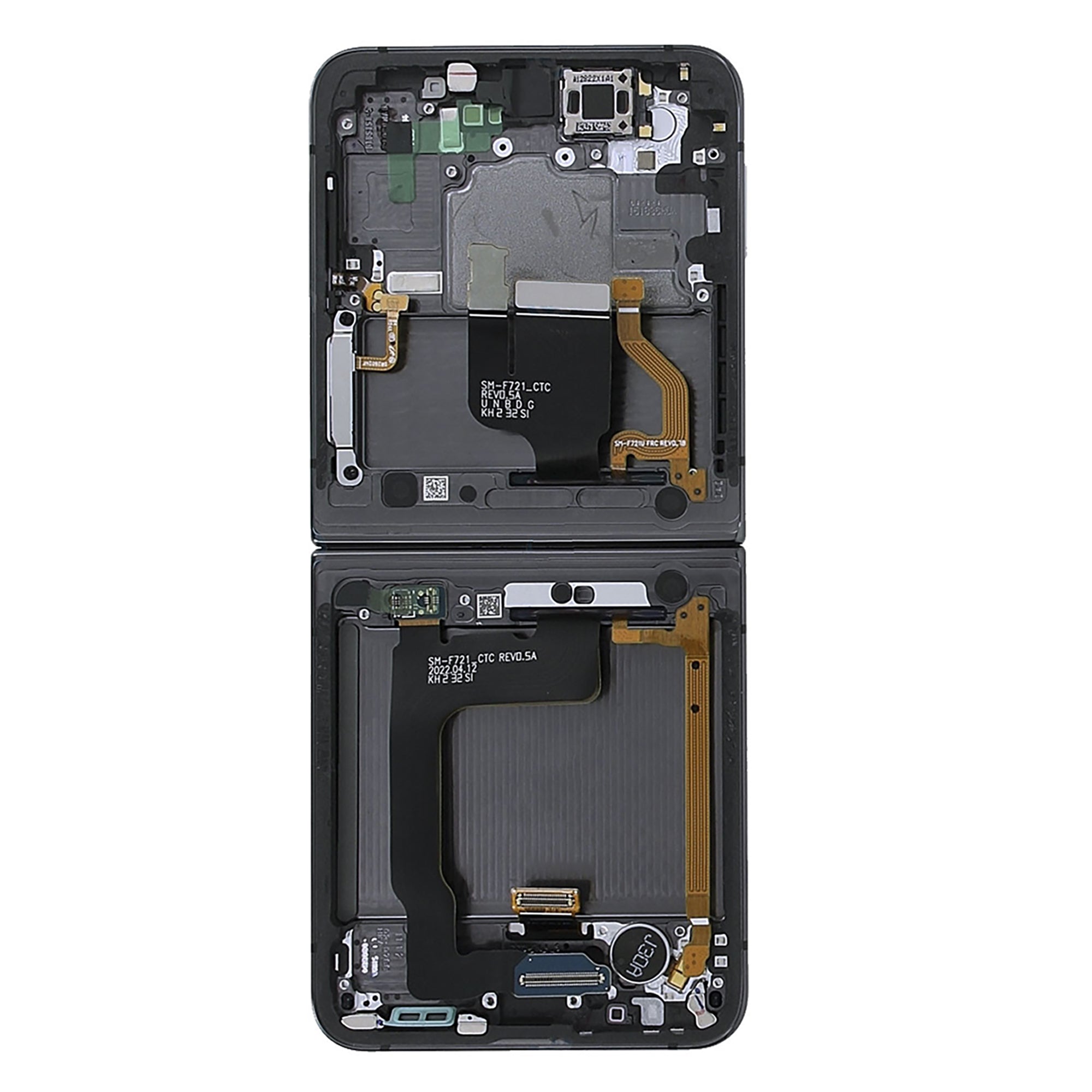 Samsung Galaxy Z Flip4 5G Main F721B Original Servicepack Display Rahmen Schwarz – Bild 3