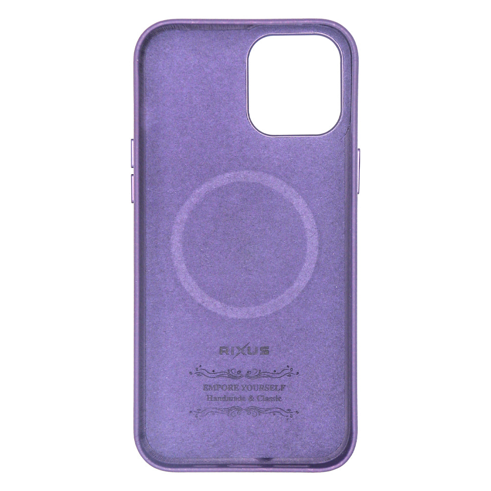Rixus Classic 02 Hülle mit MagSafe kompatibel für Apple iPhone 12 Pro Max Purple – Bild 2