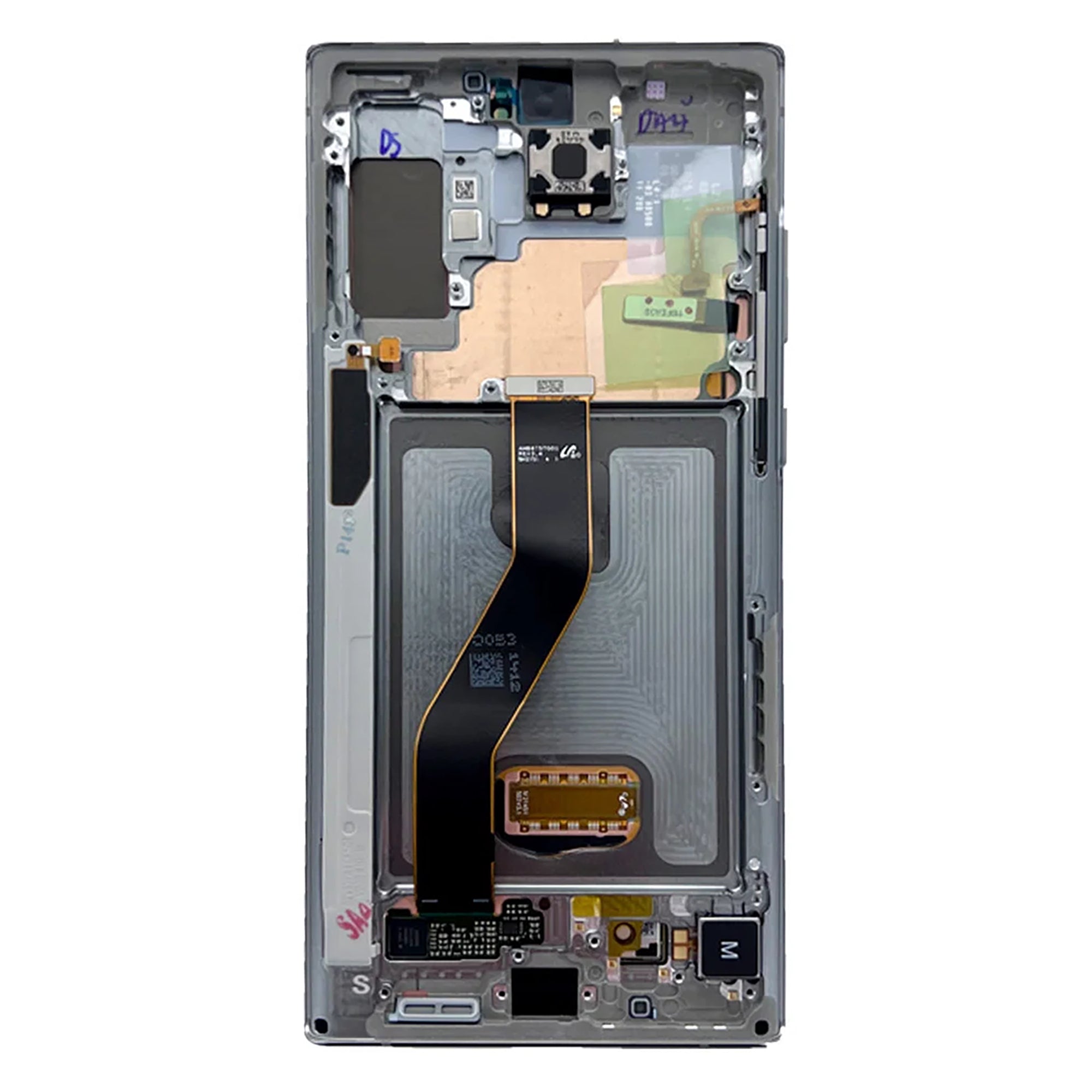 Samsung Galaxy Note 10 Plus N975F Display und Touchscreen-Digitizer mit Rahmen Aura Glow Service Pack – Bild 2