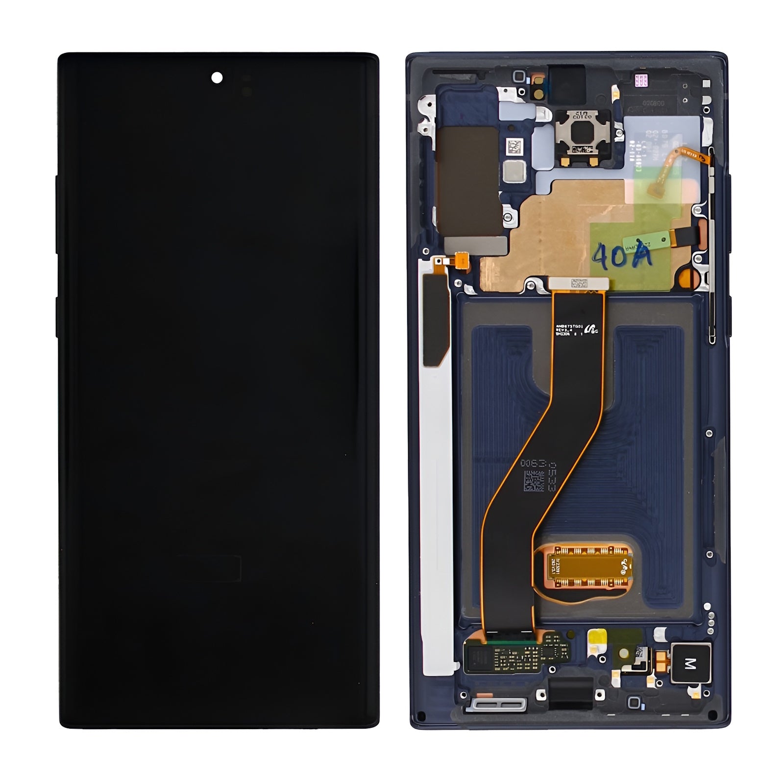 Samsung Galaxy Note 10 Plus N975F Display und Touchscreen-Digitizer mit Rahmen Aura Black Service Pack – Bild 4