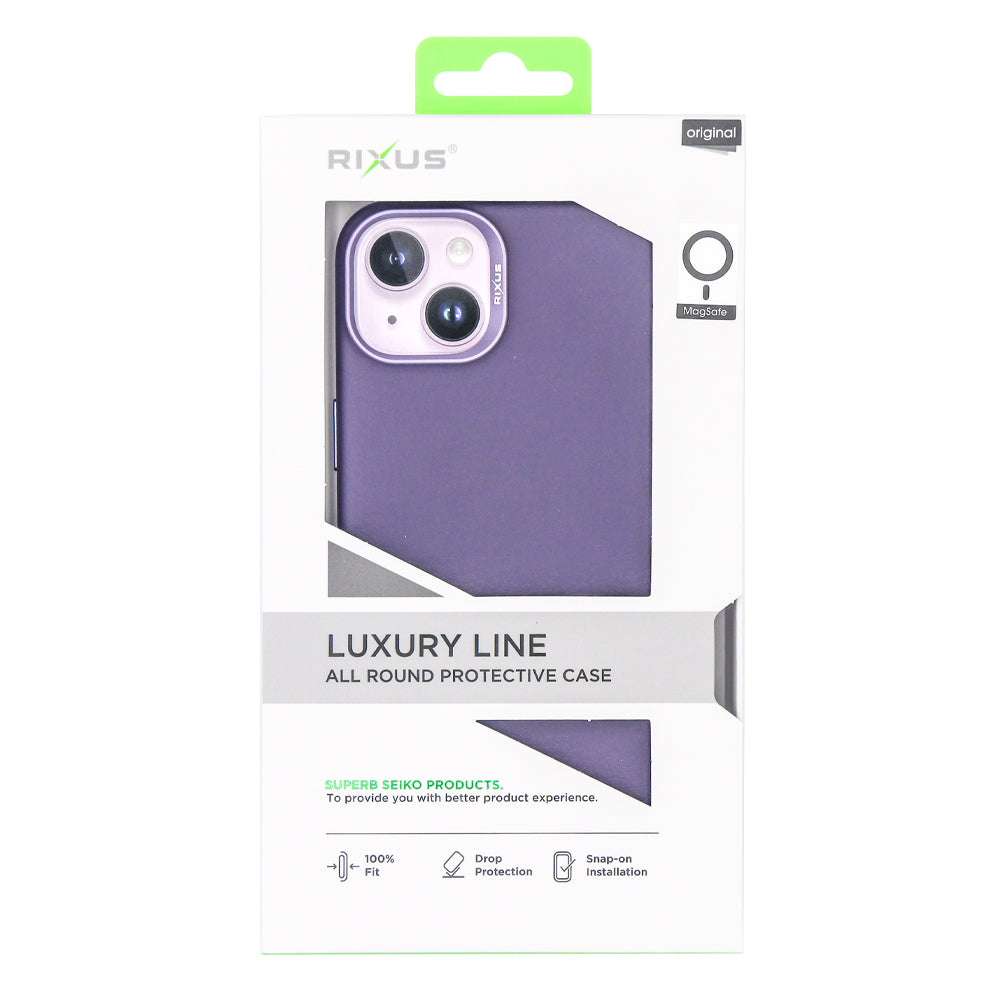 Rixus Classic 02 Hülle mit MagSafe kompatibel für Apple iPhone 14 Plus Purple – Bild 4