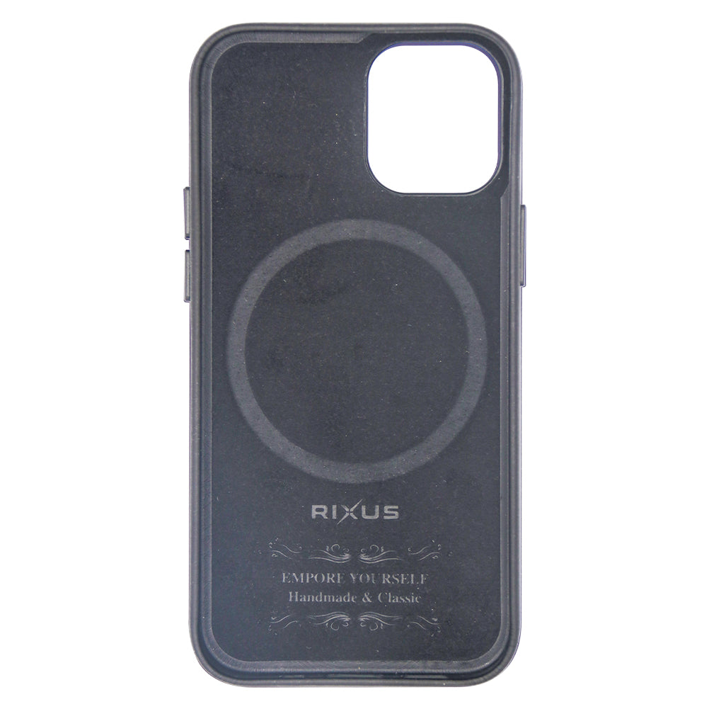Rixus Classic 02 Hülle mit MagSafe kompatibel für Apple iPhone 12 Pro Max Black – Bild 2