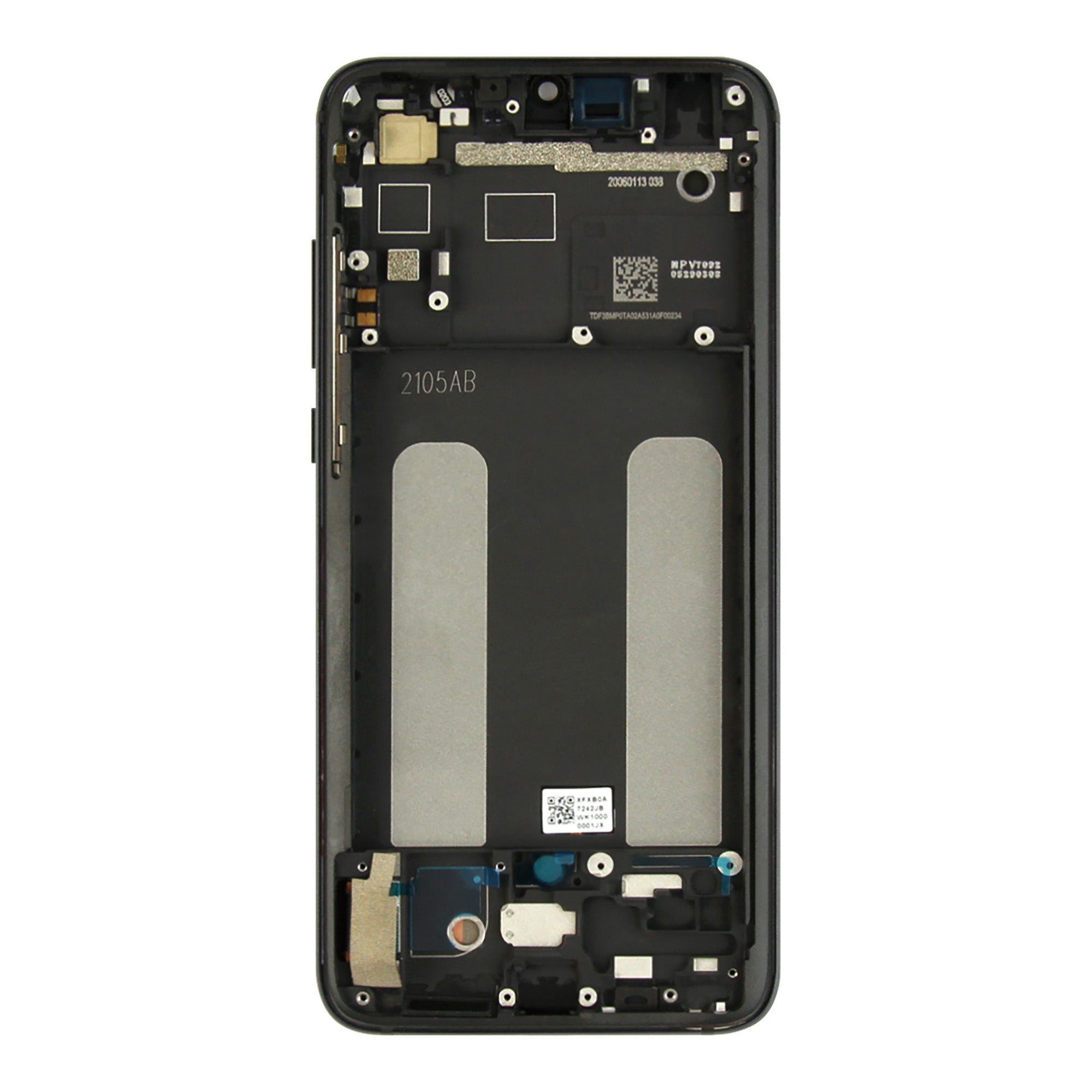 Xiaomi Mi 9 Lite Display und Touchscreen-Digitizer mit Rahmen Black Service Pack – Bild 2