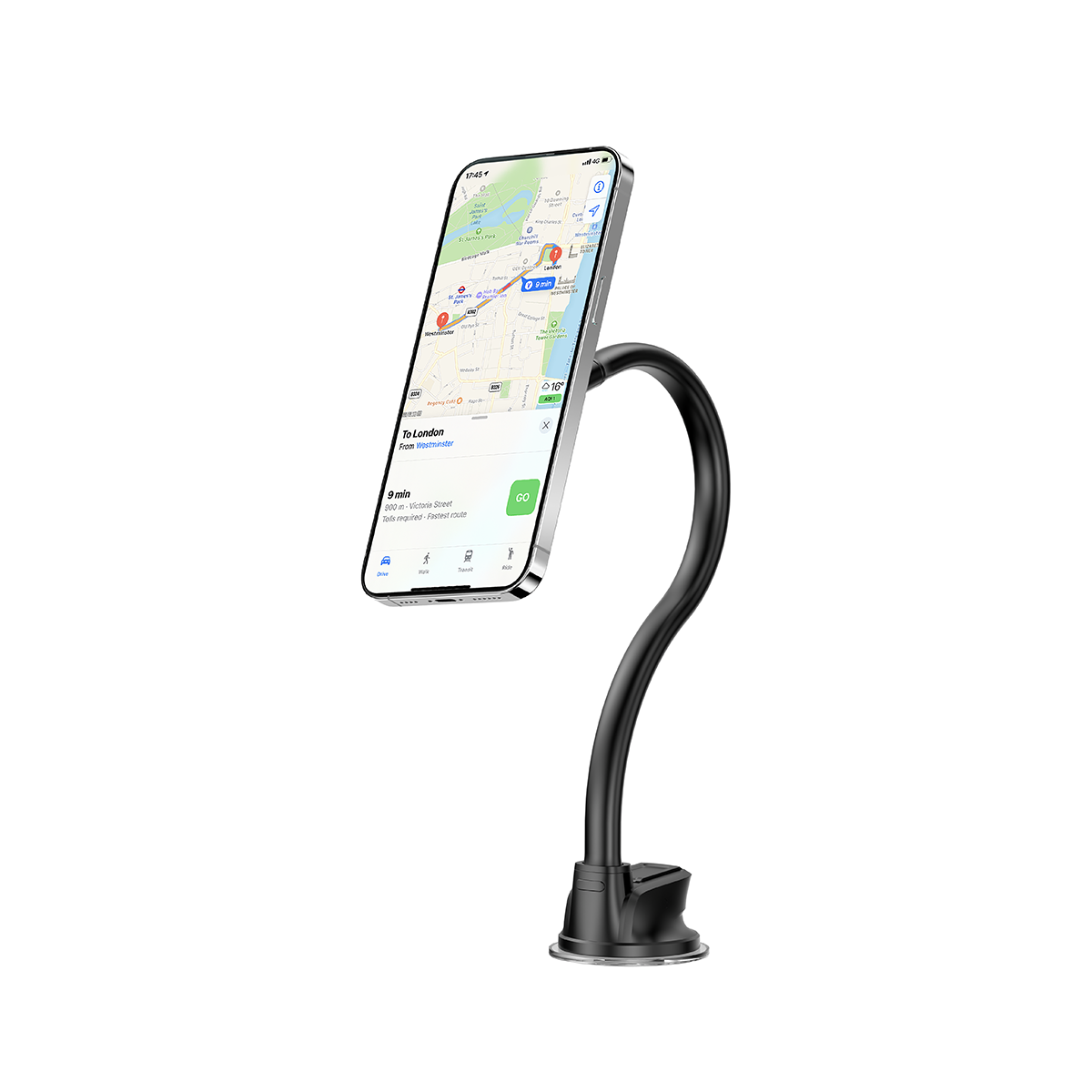 Rixus RXHM17 Magnetic Phone Mount Dashboard Phone Holder Black – Bild 2