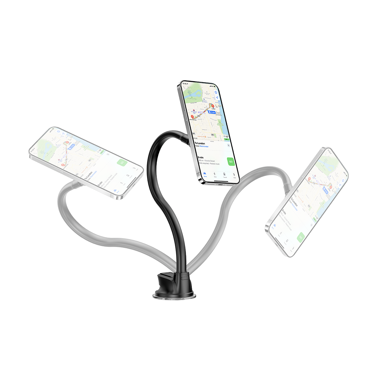 Rixus RXHM17 Magnetic Phone Mount Dashboard Phone Holder Black – Bild 3