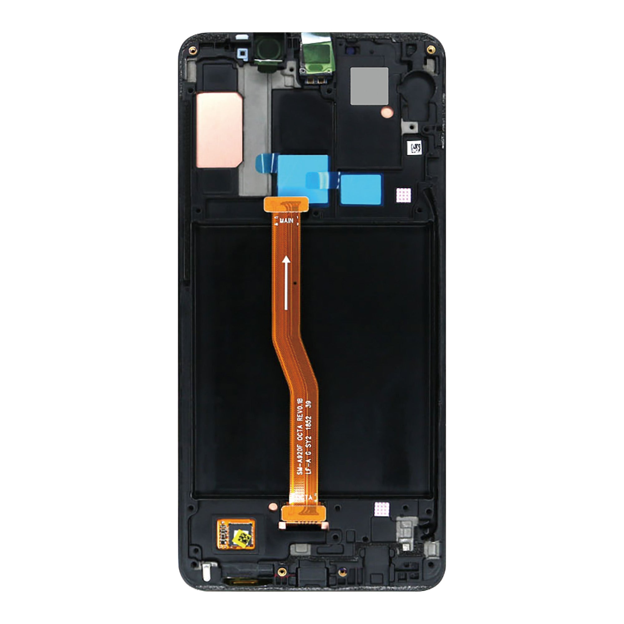 Samsung Galaxy A9, A9s A920F (2018) Display und Touchscreen-Digitizer mit Rahmen Black Service Pack – Bild 2