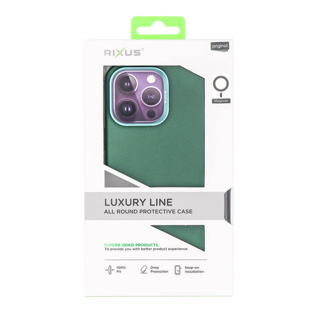 Rixus Classic 02 Hülle mit MagSafe kompatibel für Apple iPhone 12 Pro Max Green – Bild 4