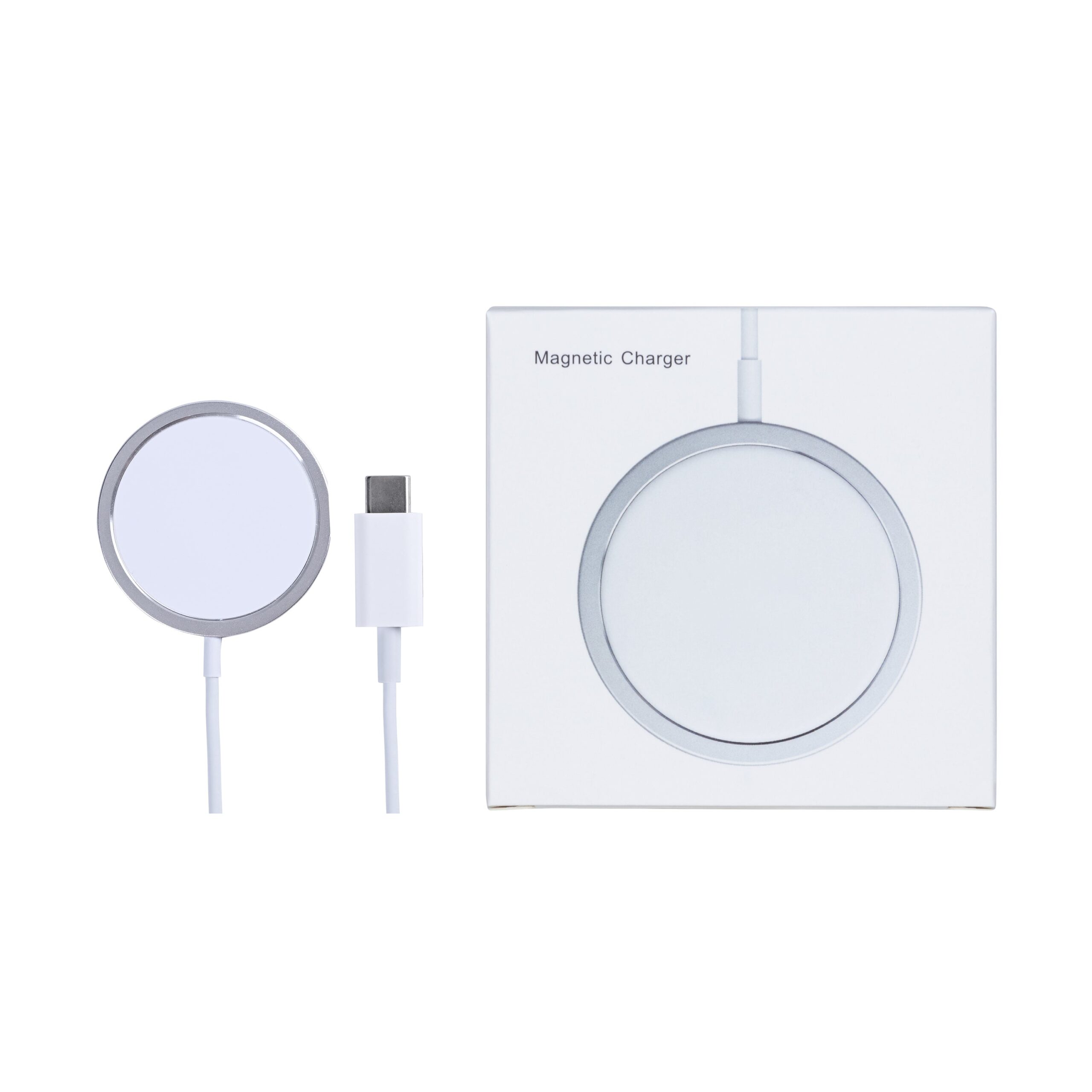 Für Apple iPhone 12 To 15 Series Safe Magnetic Fast Wireless Charger 15W White Verkaufsverpackung – Bild 5