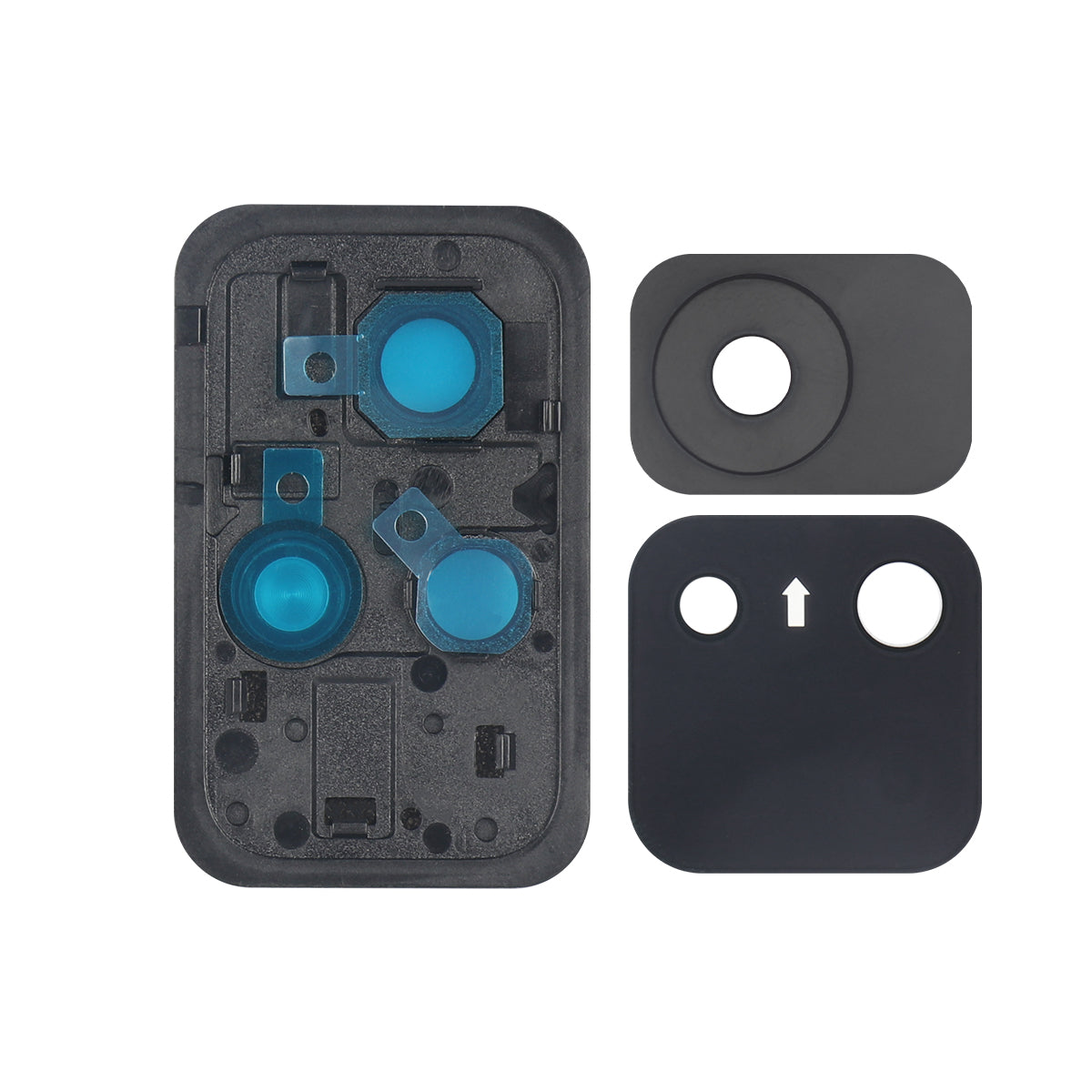 Xiaomi Poco M4 Pro 5G Kameraglas mit Rahmen Black OEM – Bild 3