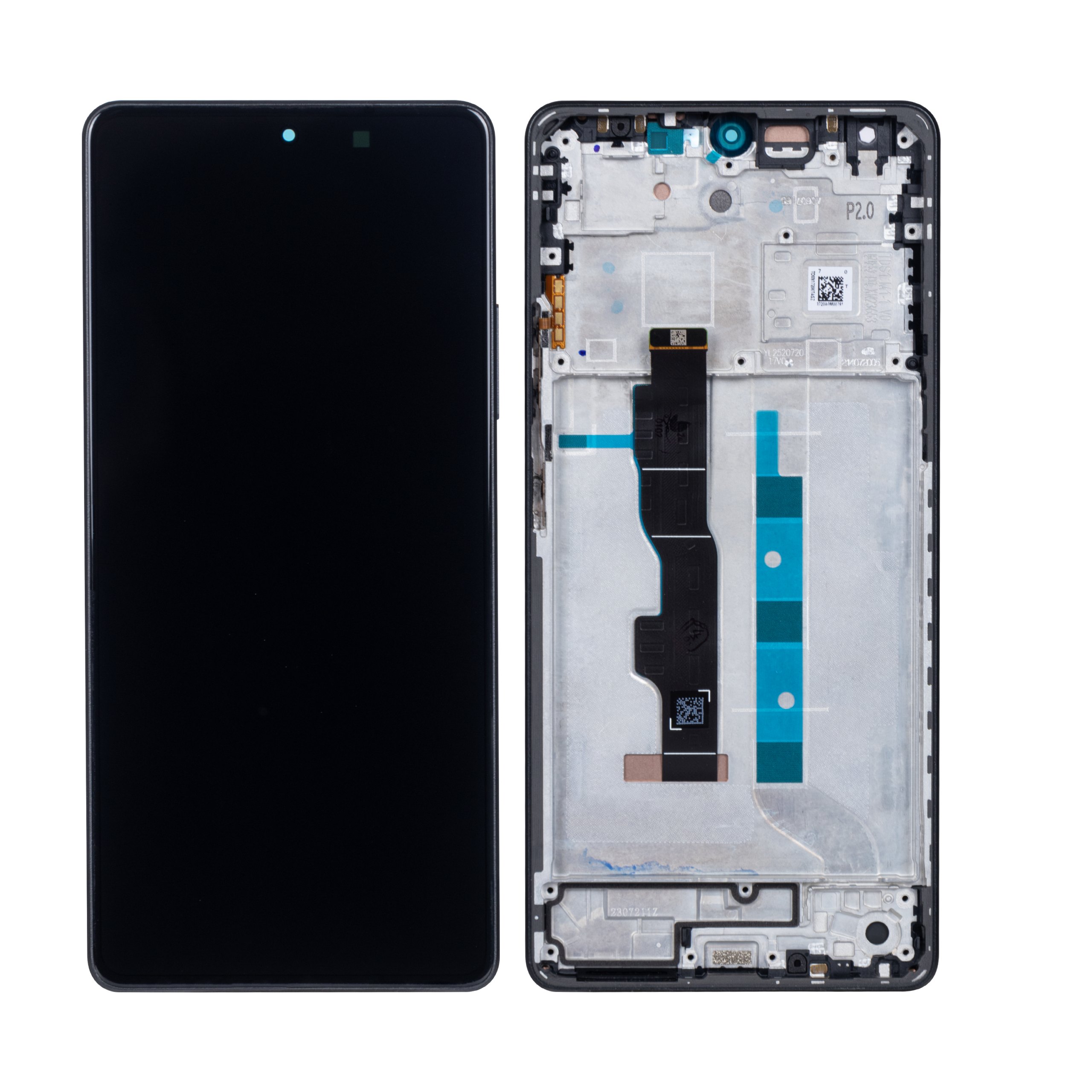 OEM Display für Xiaomi Redmi Note 13 5G mit Rahmen Schwarz – Bild 4
