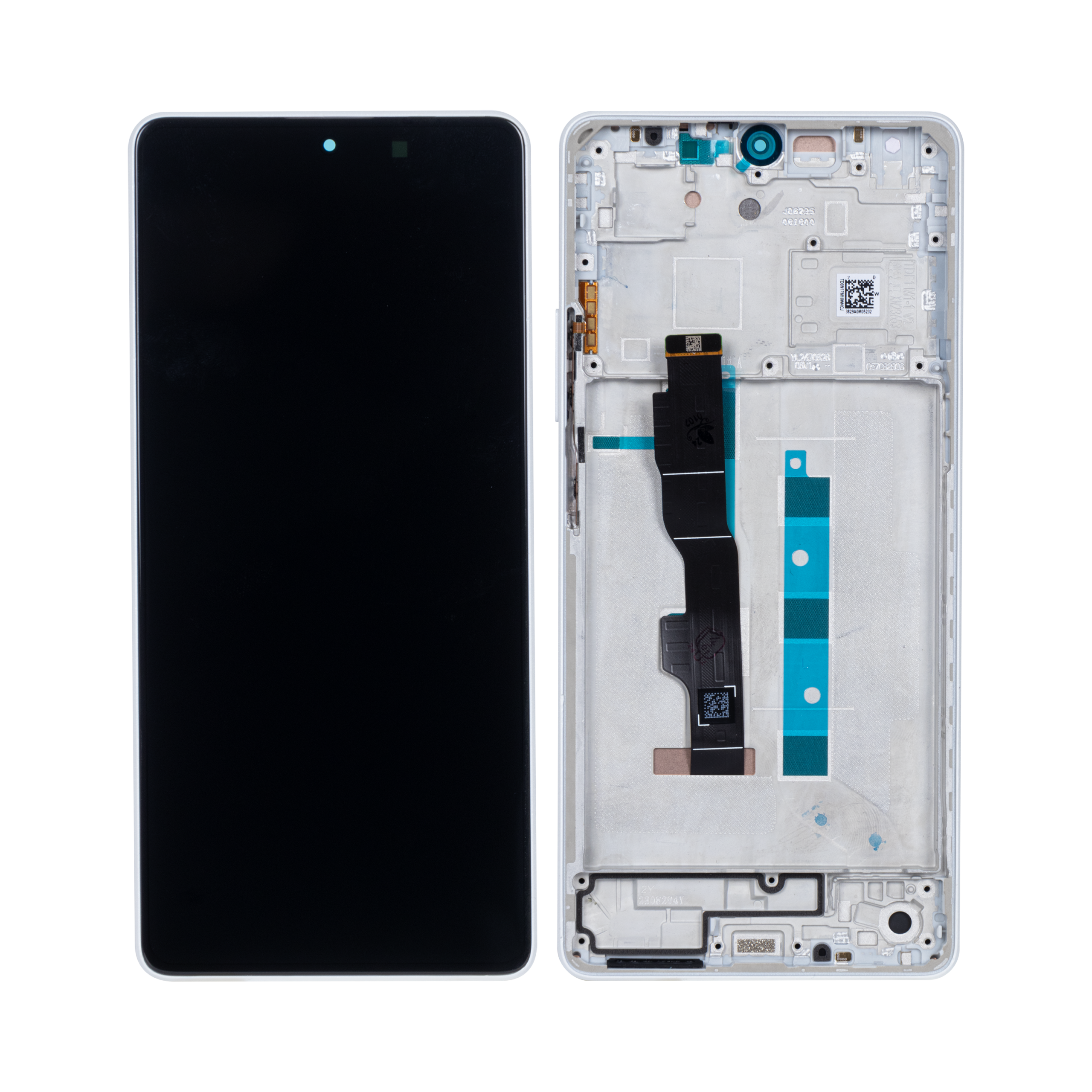 Xiaomi Redmi Note 13 5G Display und Touchscreen-Digitizer mit Rahmen White OEM – Bild 4