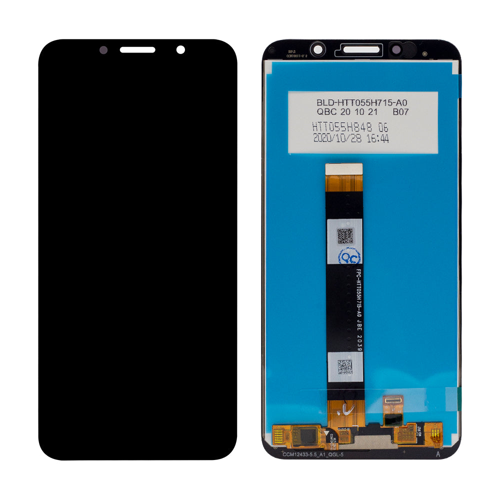 OEM Display für Huawei Y5p ohne Rahmen Schwarz – Bild 4