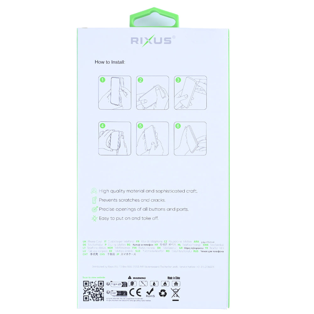 Rixus Anti-Burst Hülle für Xiaomi 15 Transparent – Bild 5