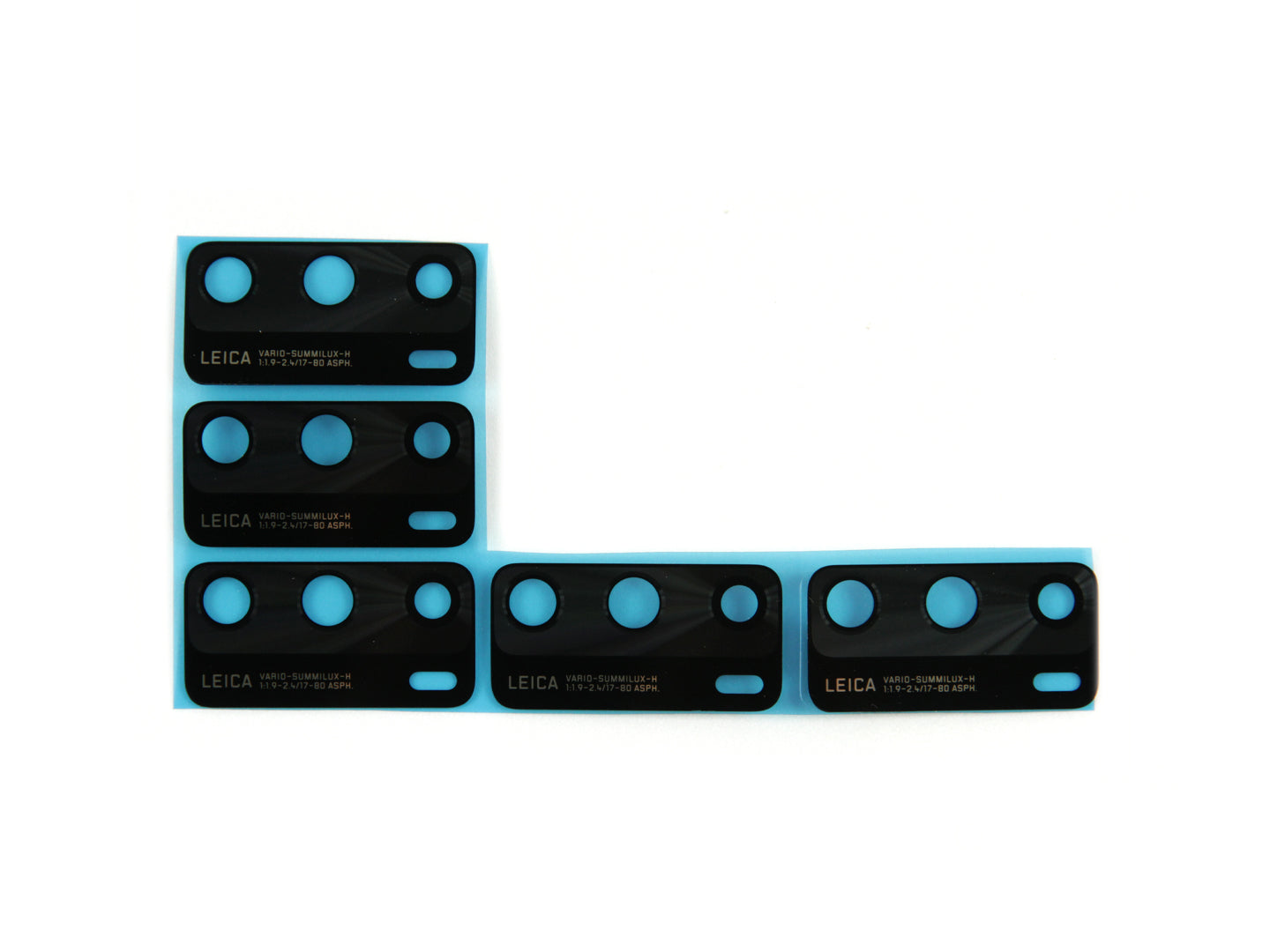 Huawei P40 Kameraglas Black OEM (5er-Pack)