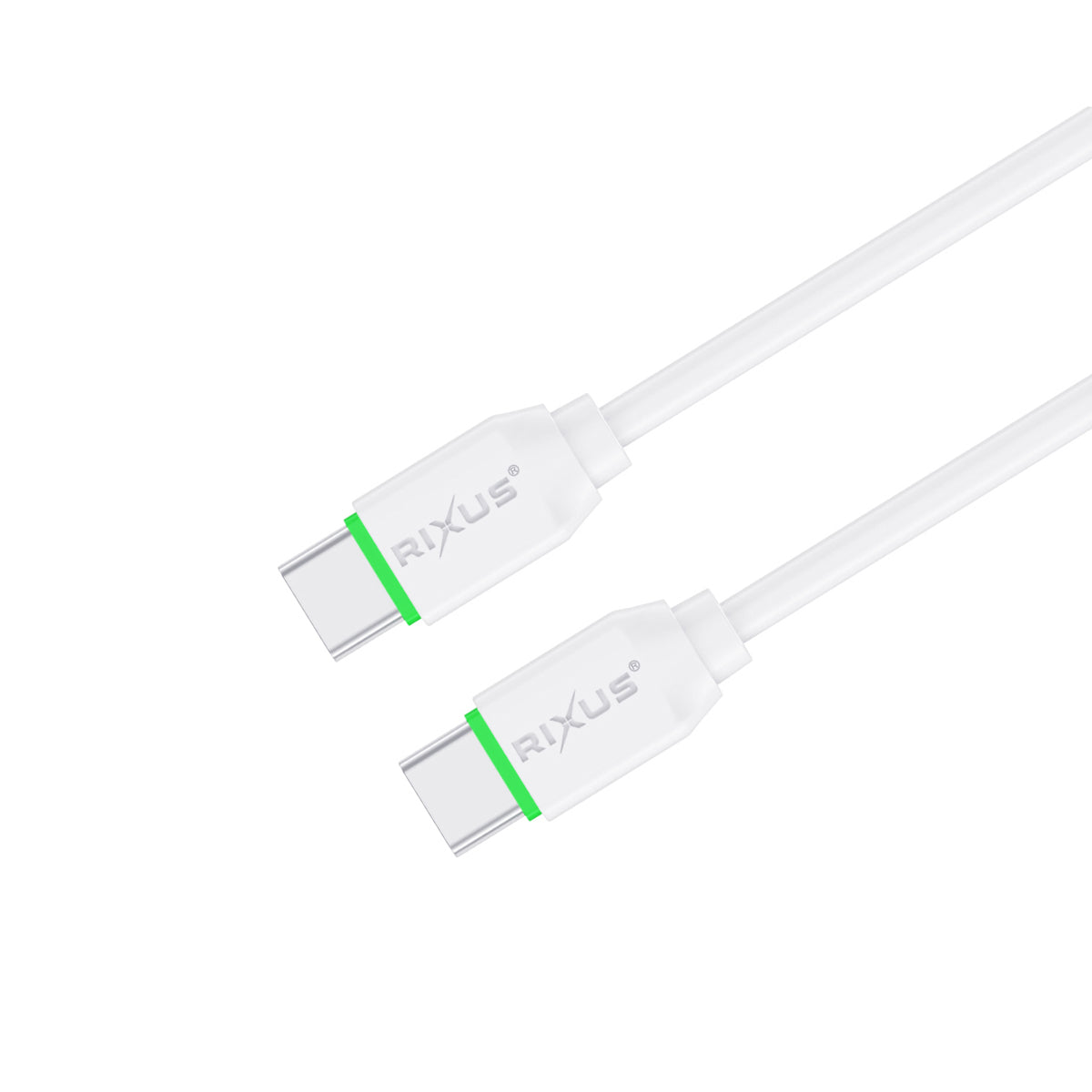 Rixus RX2017 Data Sync und Fast Charge Kabel USB-C To USB-C 3m – Bild 2