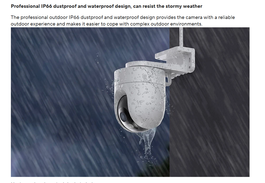 Xiaomi CW400 Outdoor Kamera mit Light Warning – Bild 4