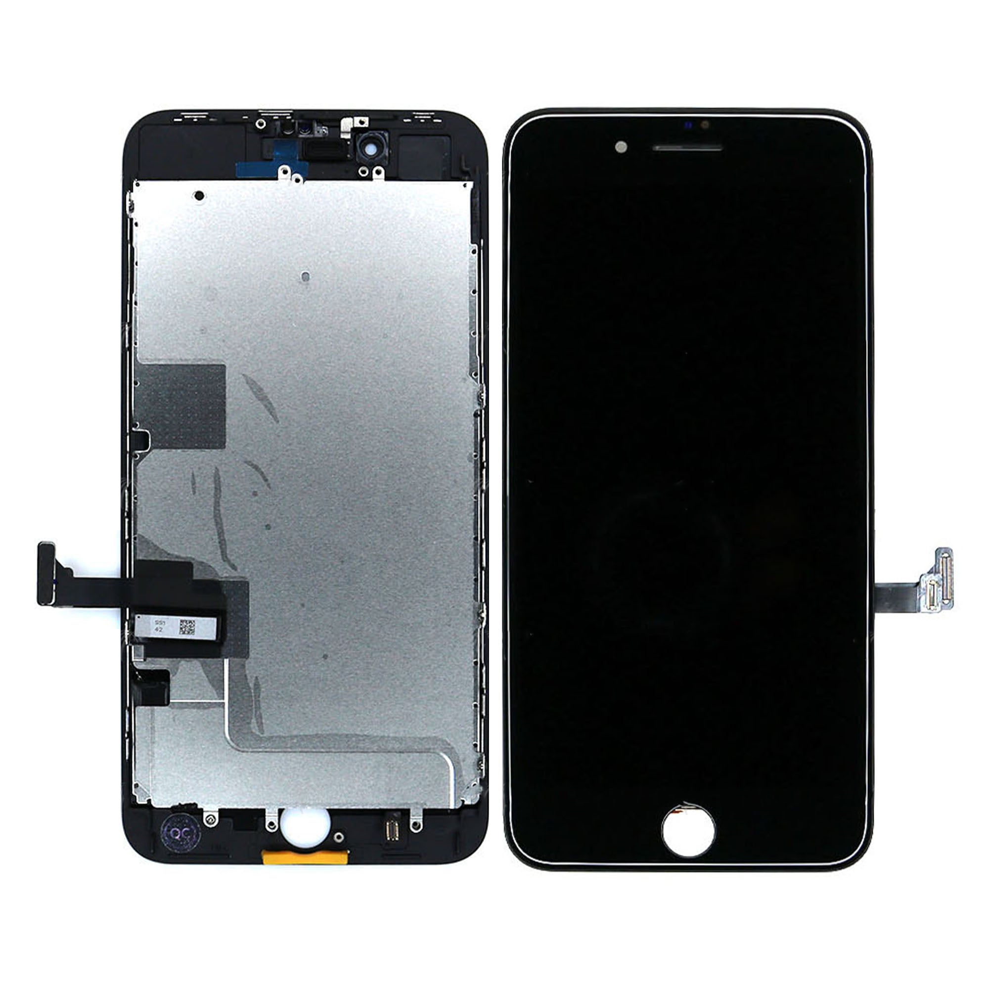 Für Apple iPhone 8, iPhone SE (2020) Display und Touchscreen-Digitizer Black aufbereitet – Bild 3