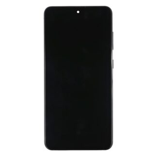 Samsung Galaxy S21 FE G990B Display und Touchscreen-Digitizer mit Rahmen Graphite Soft-OLED