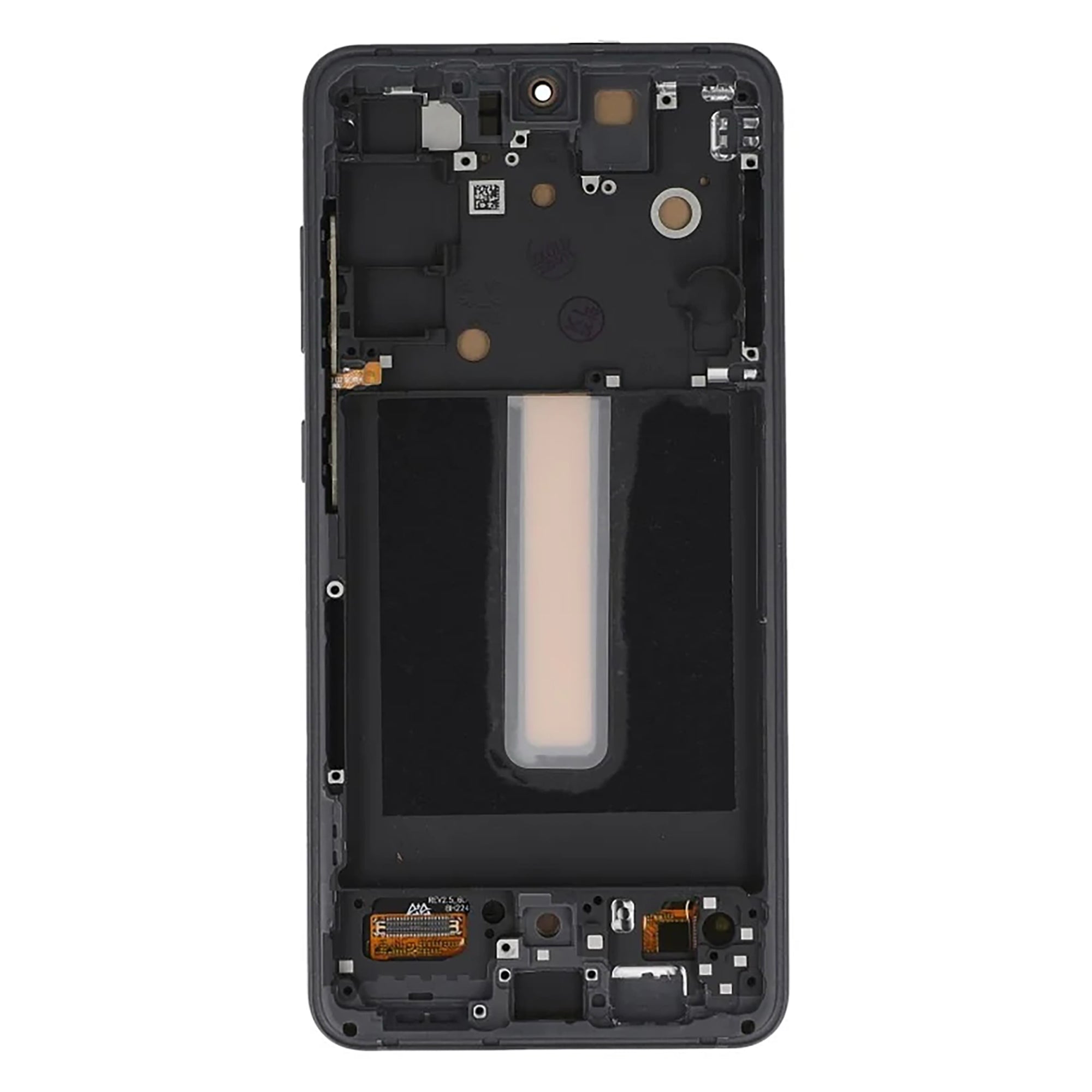 Samsung Galaxy S21 FE G990B Display und Touchscreen-Digitizer mit Rahmen Graphite Soft-OLED – Bild 2