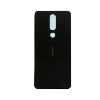 Nokia 5.1 Plus (X5) Akkudeckel ohne Linse Black OEM