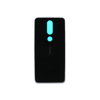 Nokia 6.1 Plus (X6) Akkudeckel ohne Linse Black OEM