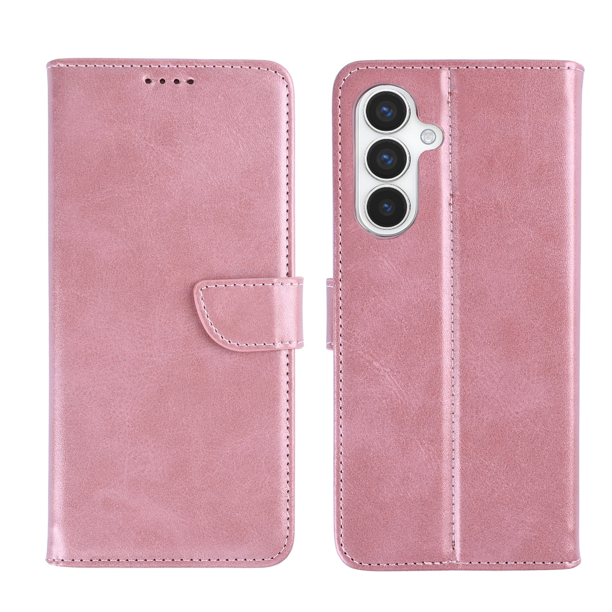 Rixus Buchhülle für Samsung Galaxy S24, S25 Pink – Bild 3