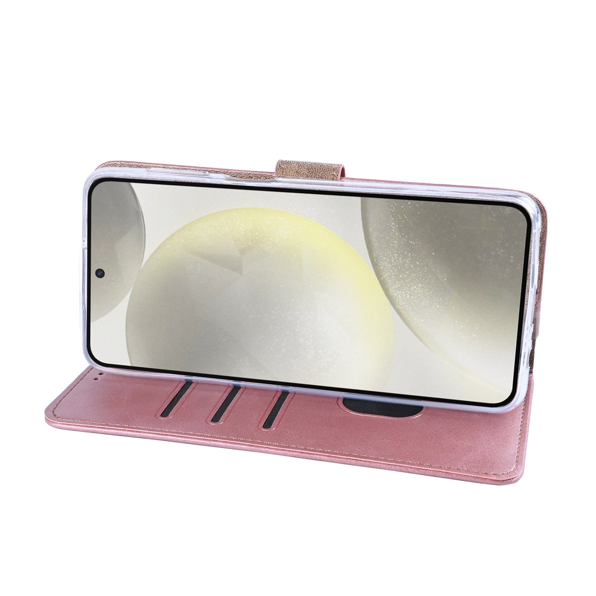 Rixus Buchhülle für Samsung Galaxy S24, S25 Pink – Bild 6