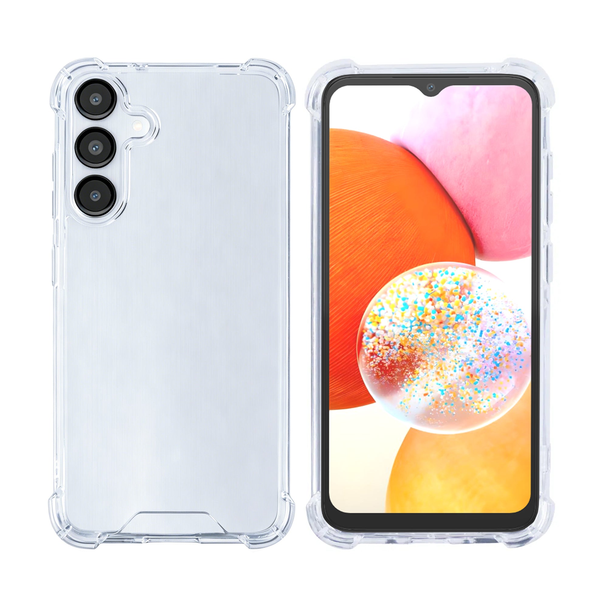 Rixus Anti-Burst Hülle für Samsung Galaxy A14 5G Transparent – Bild 3