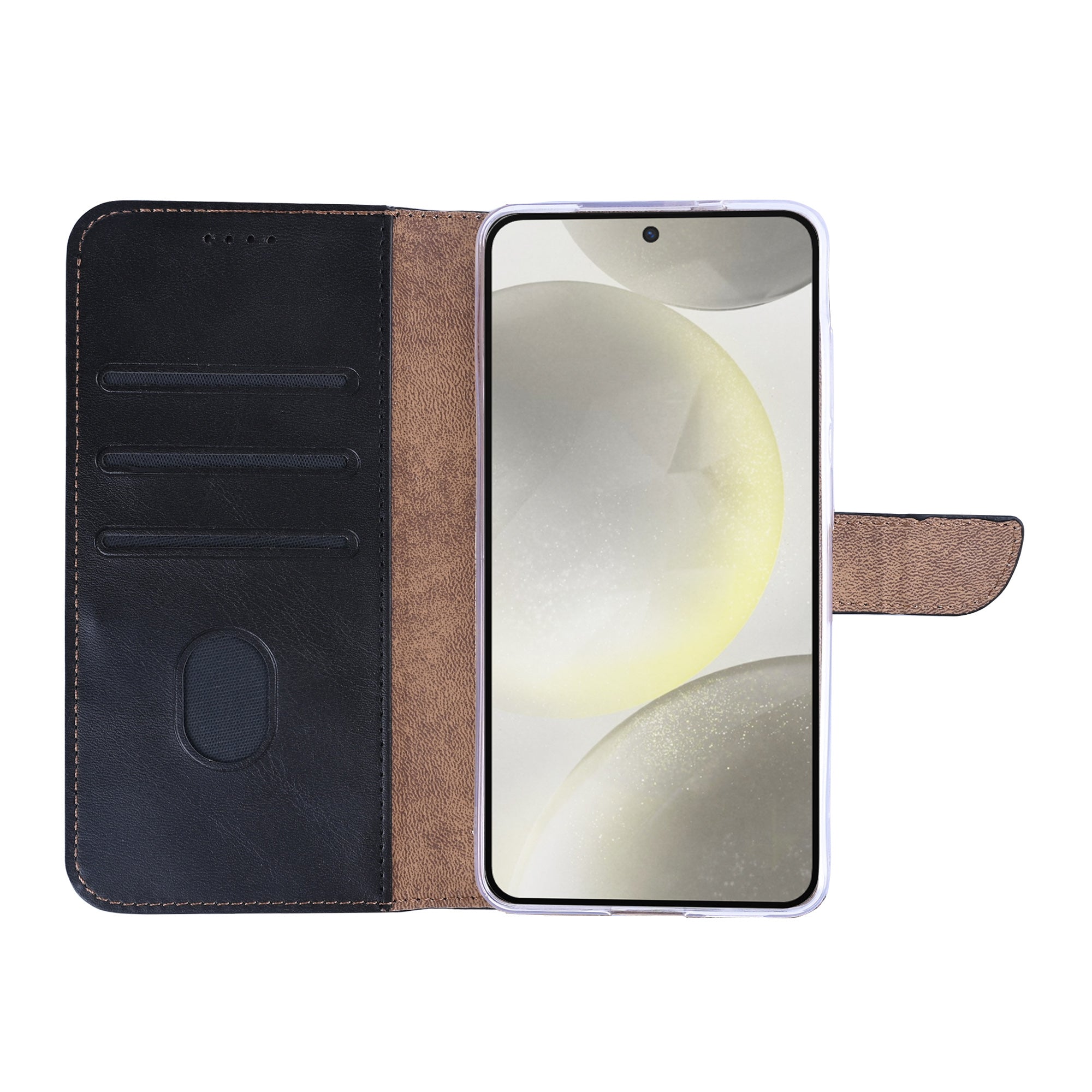 Rixus Buchhülle für Samsung Galaxy S24, S25 Black – Bild 5