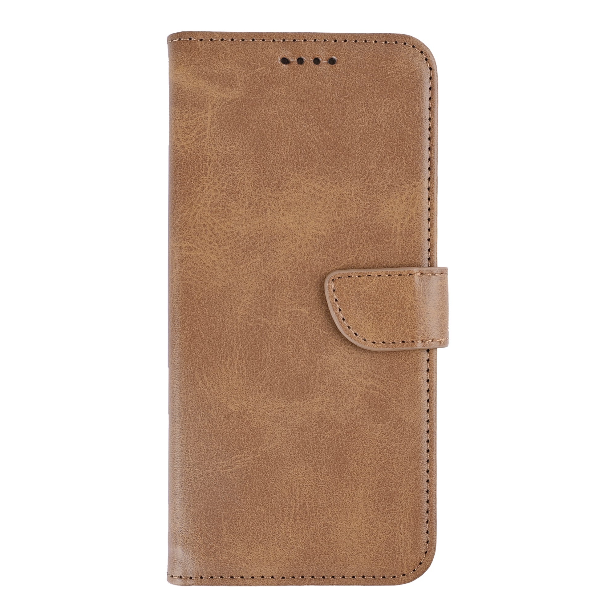Rixus Buchhülle für Samsung Galaxy S24, S25 Light Brown
